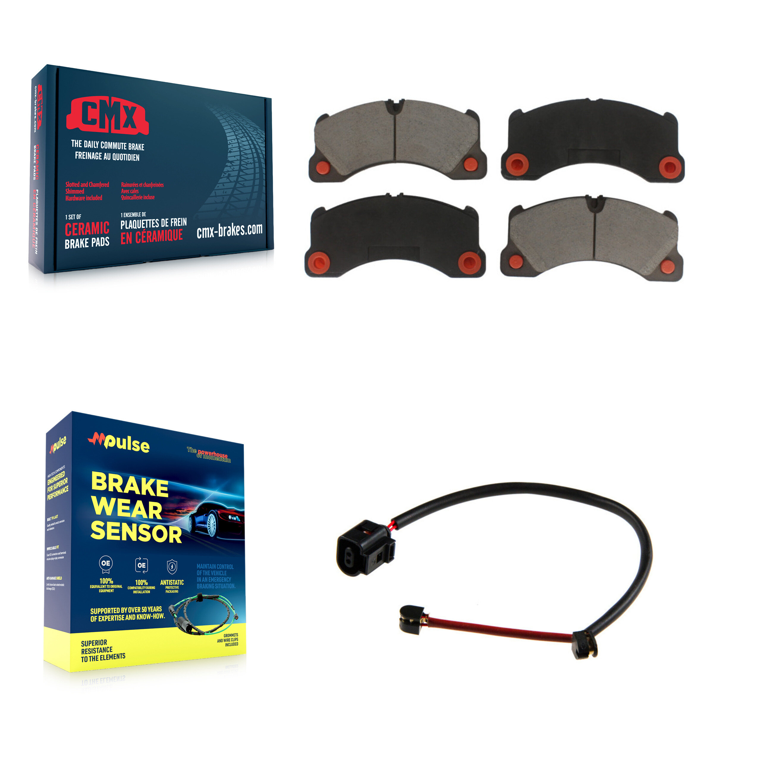 CMX - KCW-100480 - Front Disc Brake Pad Kits