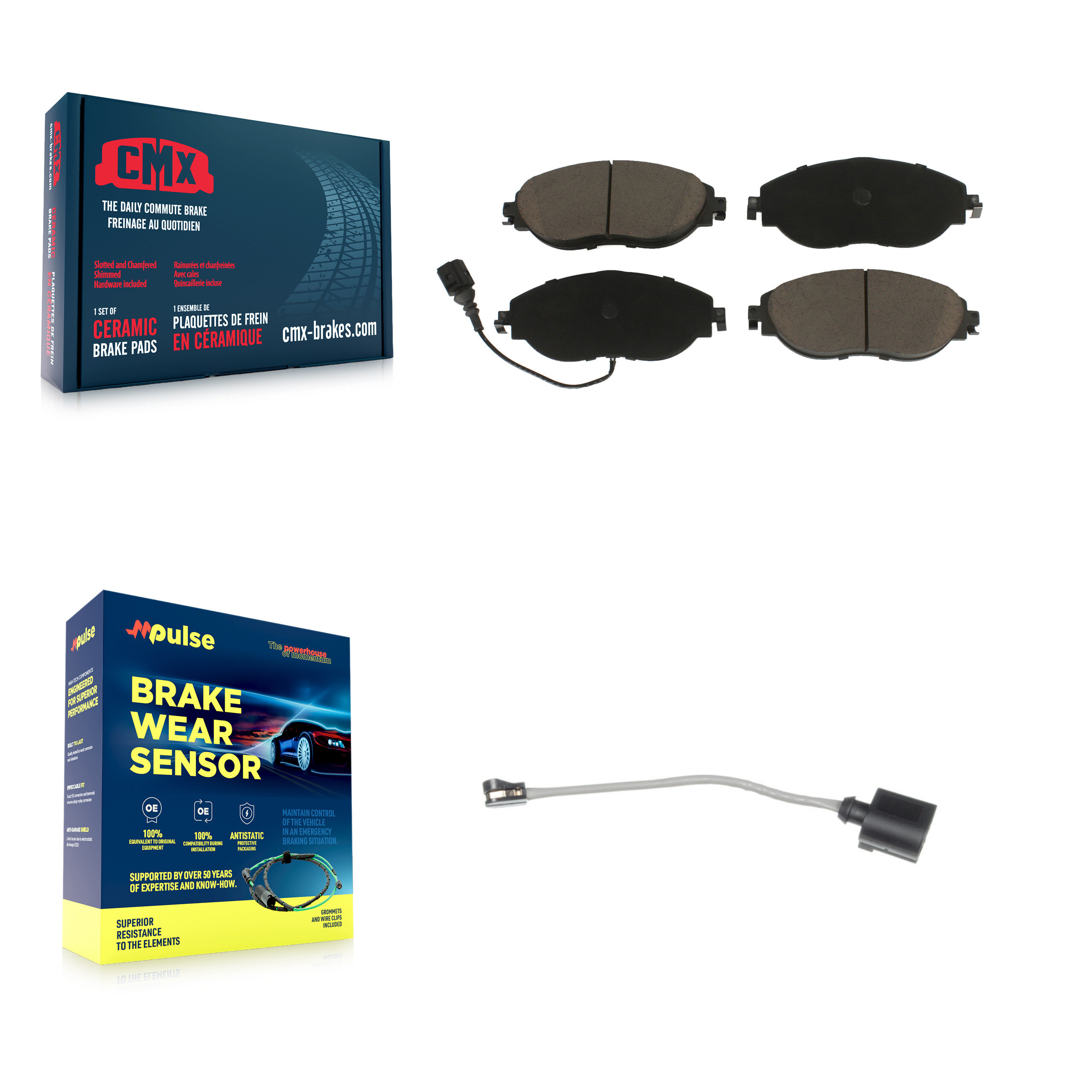 CMX - KCW-100598 - Front Disc Brake Pad Kits