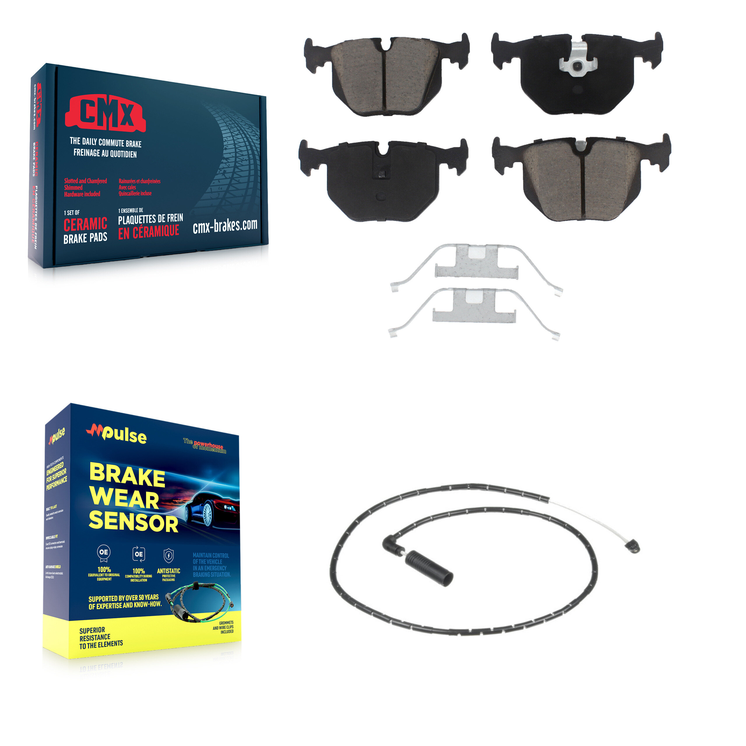 CMX - KCW-100763 - Rear Disc Brake Pad Kits