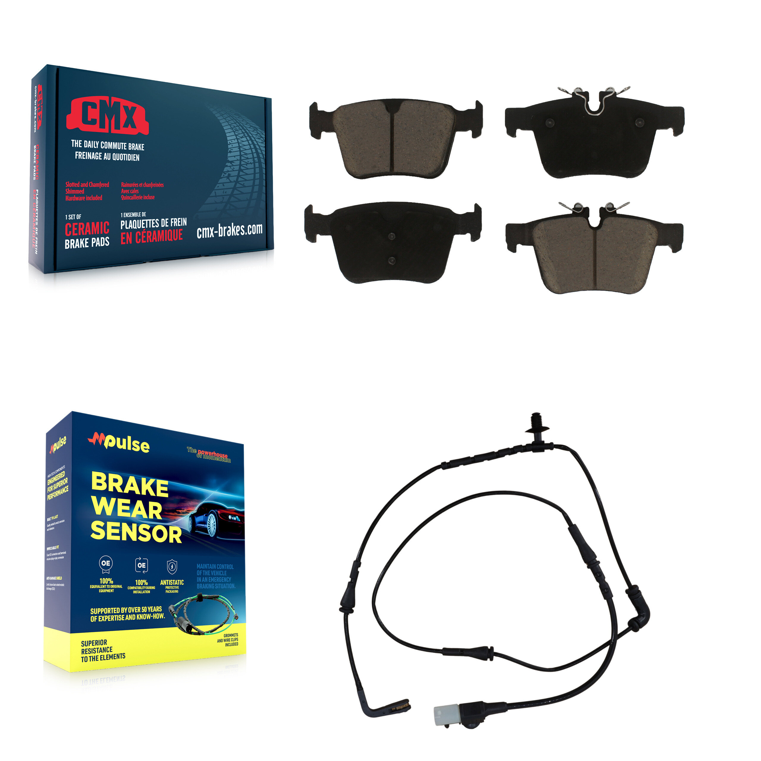 CMX - KCW-100770 - Rear Disc Brake Pad Kits