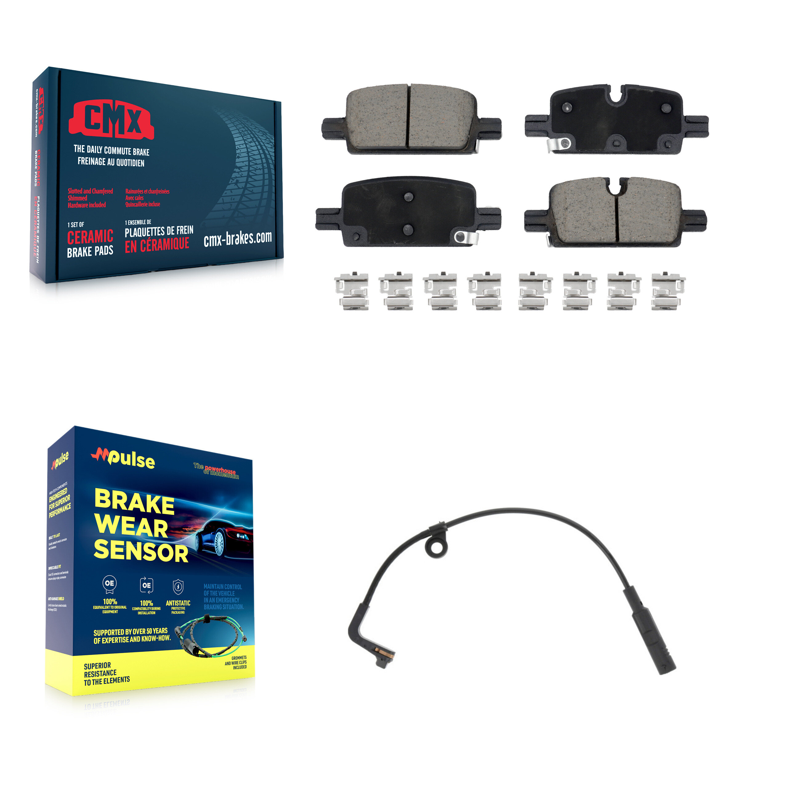 CMX - KCW-100785 - Rear Disc Brake Pad Kits