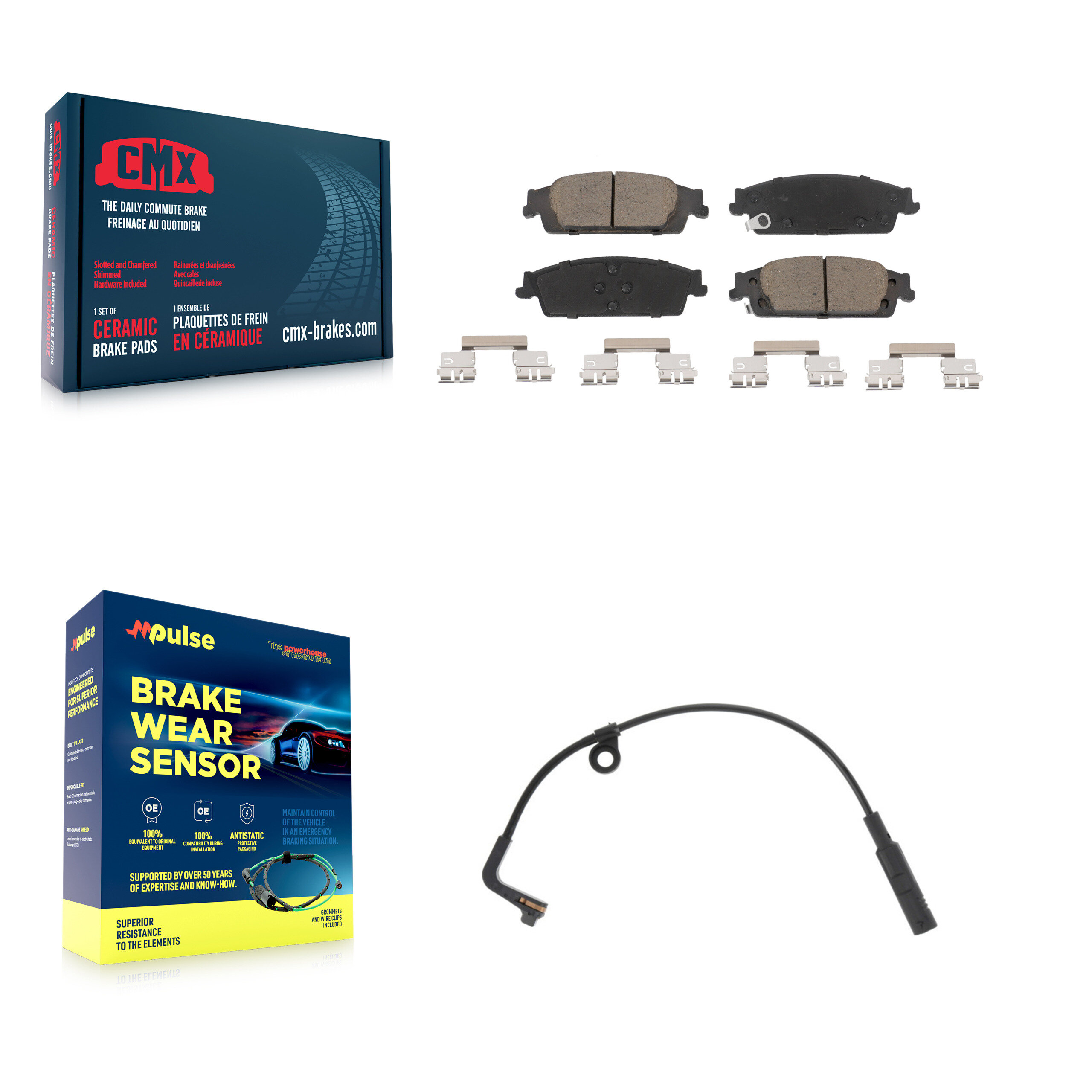 CMX - KCW-100786 - Rear Disc Brake Pad Kits