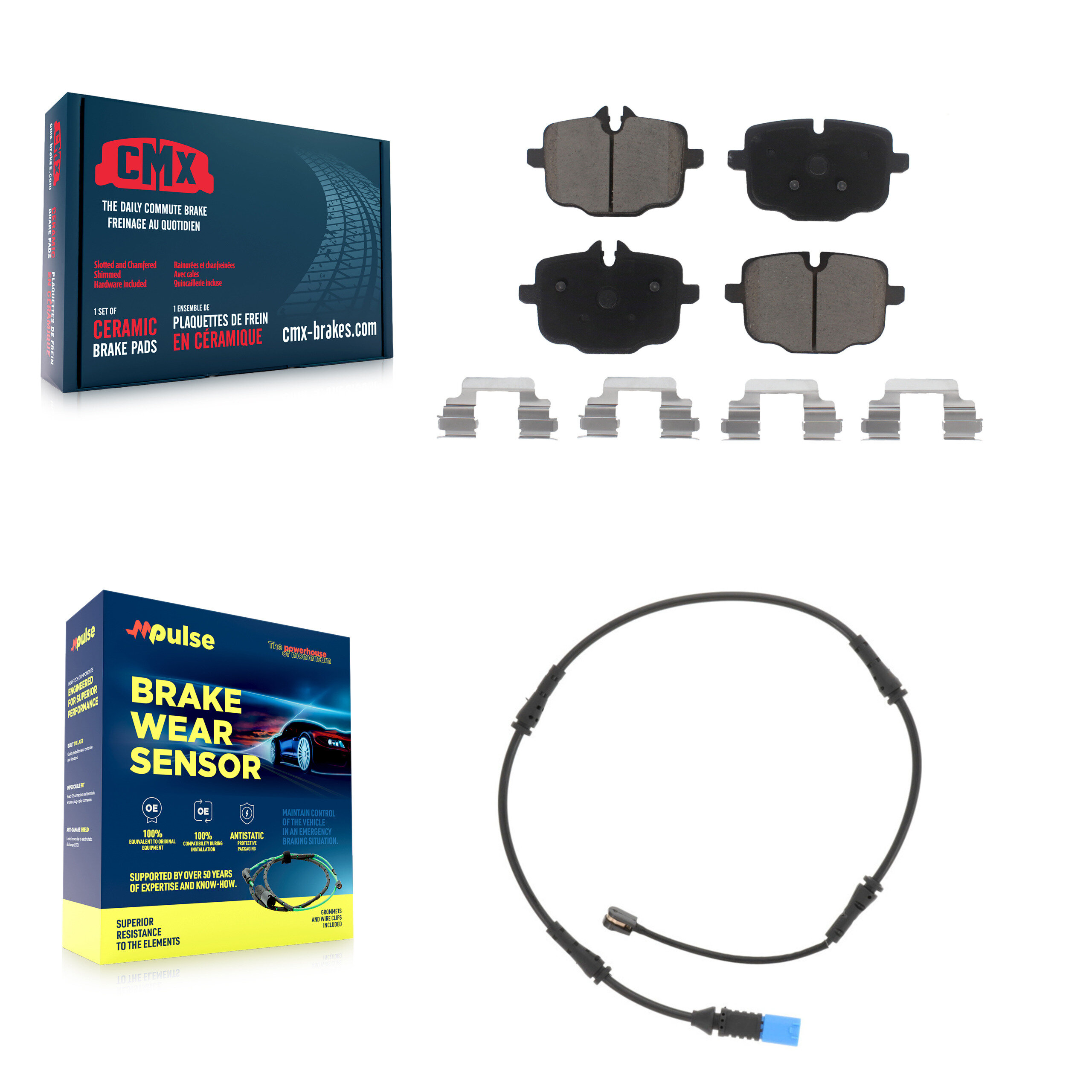 CMX - KCW-100789 - Rear Disc Brake Pad Kits