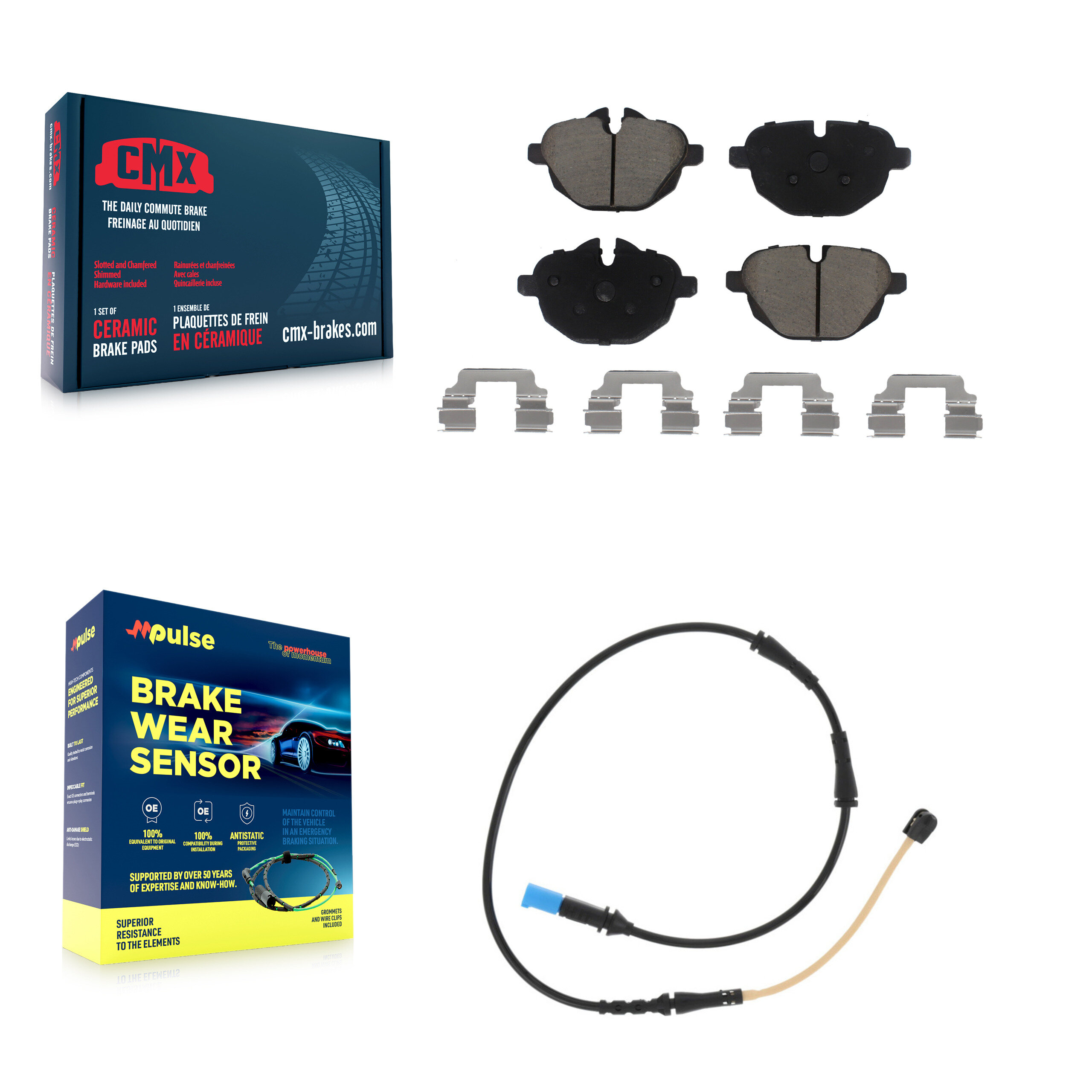CMX - KCW-100791 - Rear Disc Brake Pad Kits