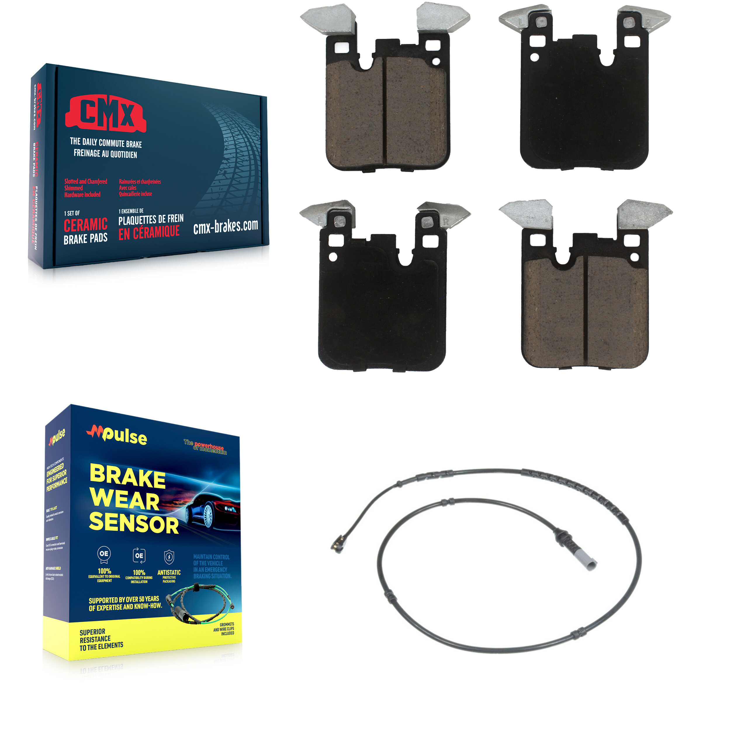 CMX - KCW-100795 - Rear Disc Brake Pad Kits