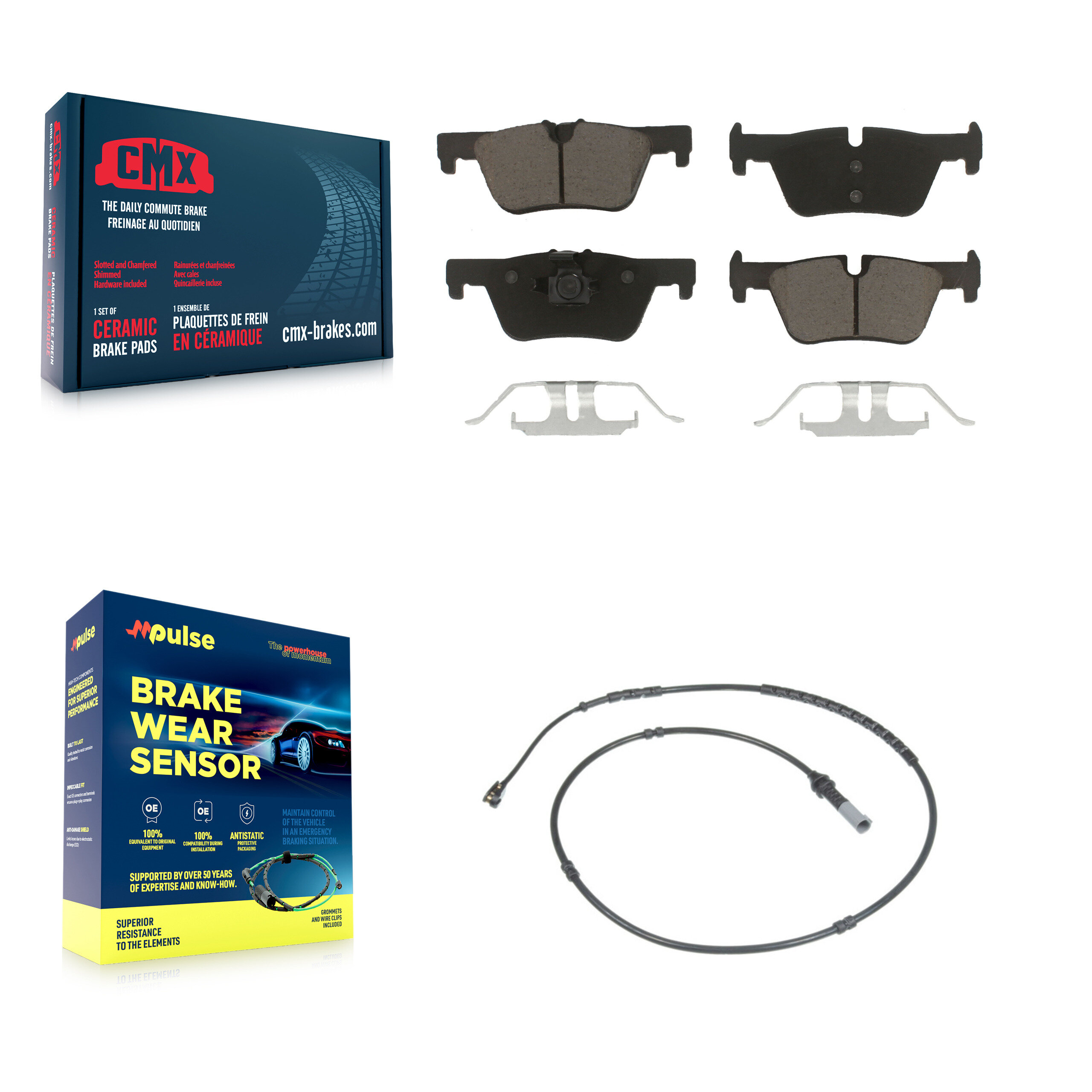 CMX - KCW-100796 - Rear Disc Brake Pad Kits