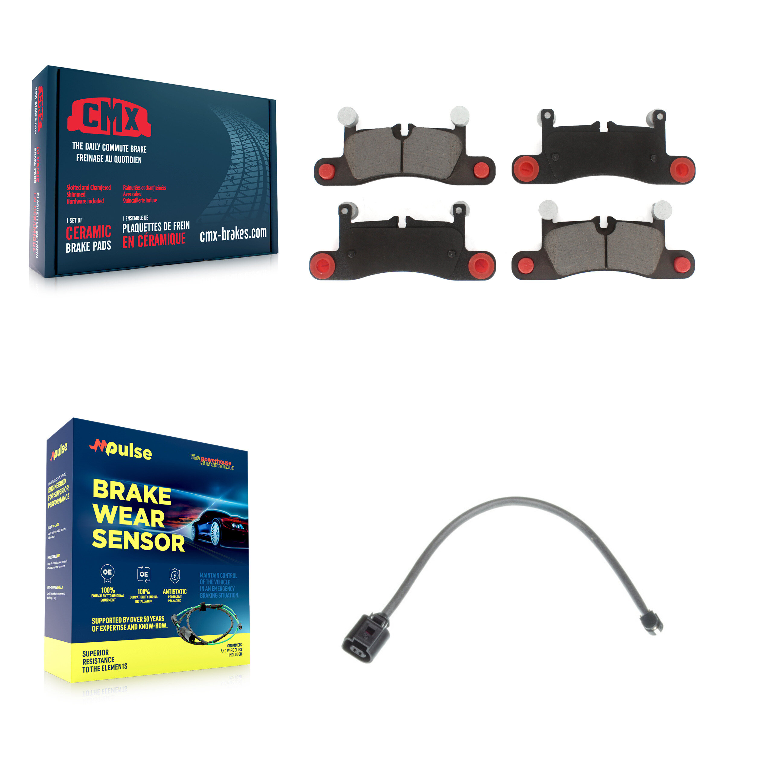 CMX - KCW-100800 - Rear Disc Brake Pad Kits