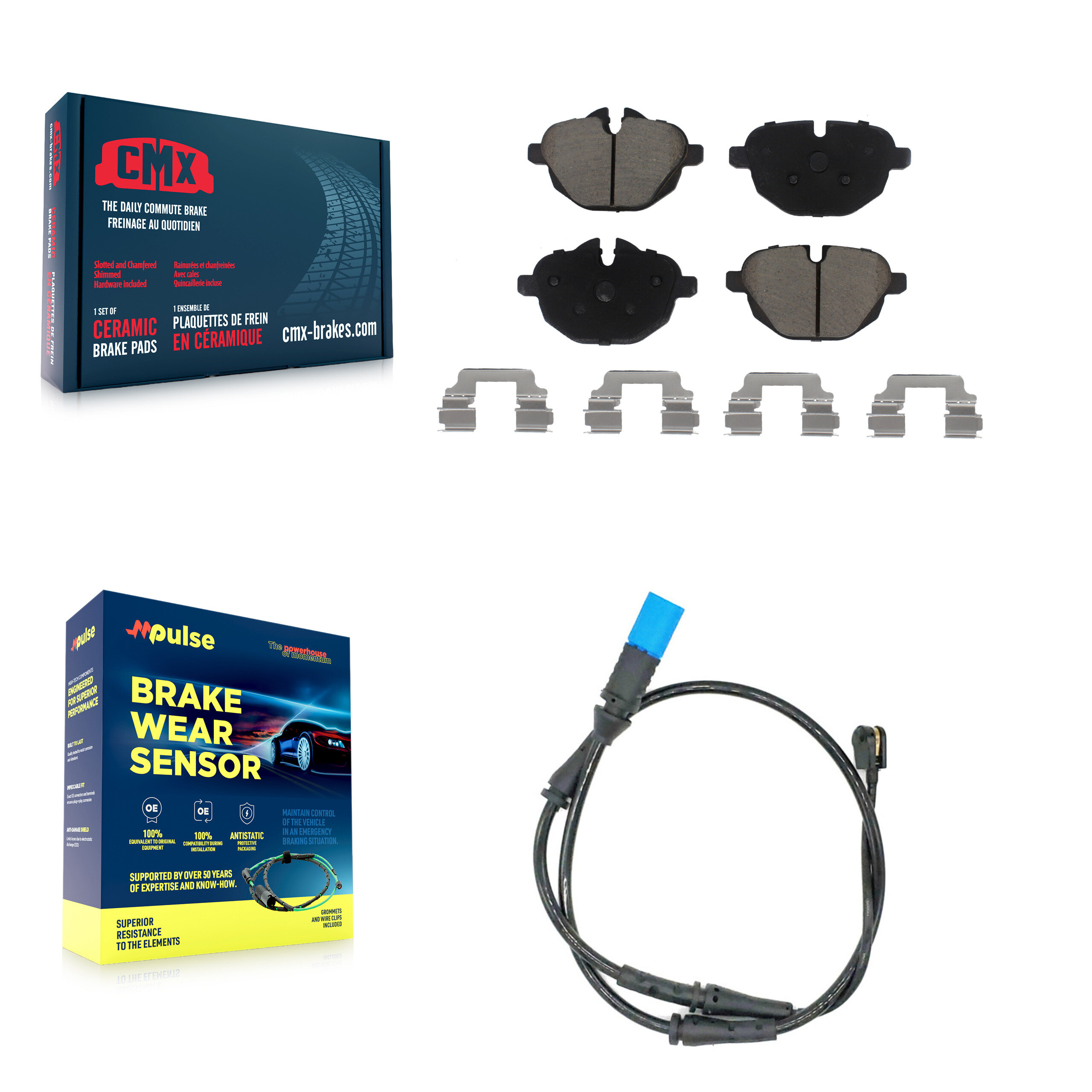 CMX - KCW-100804 - Rear Disc Brake Pad Kits