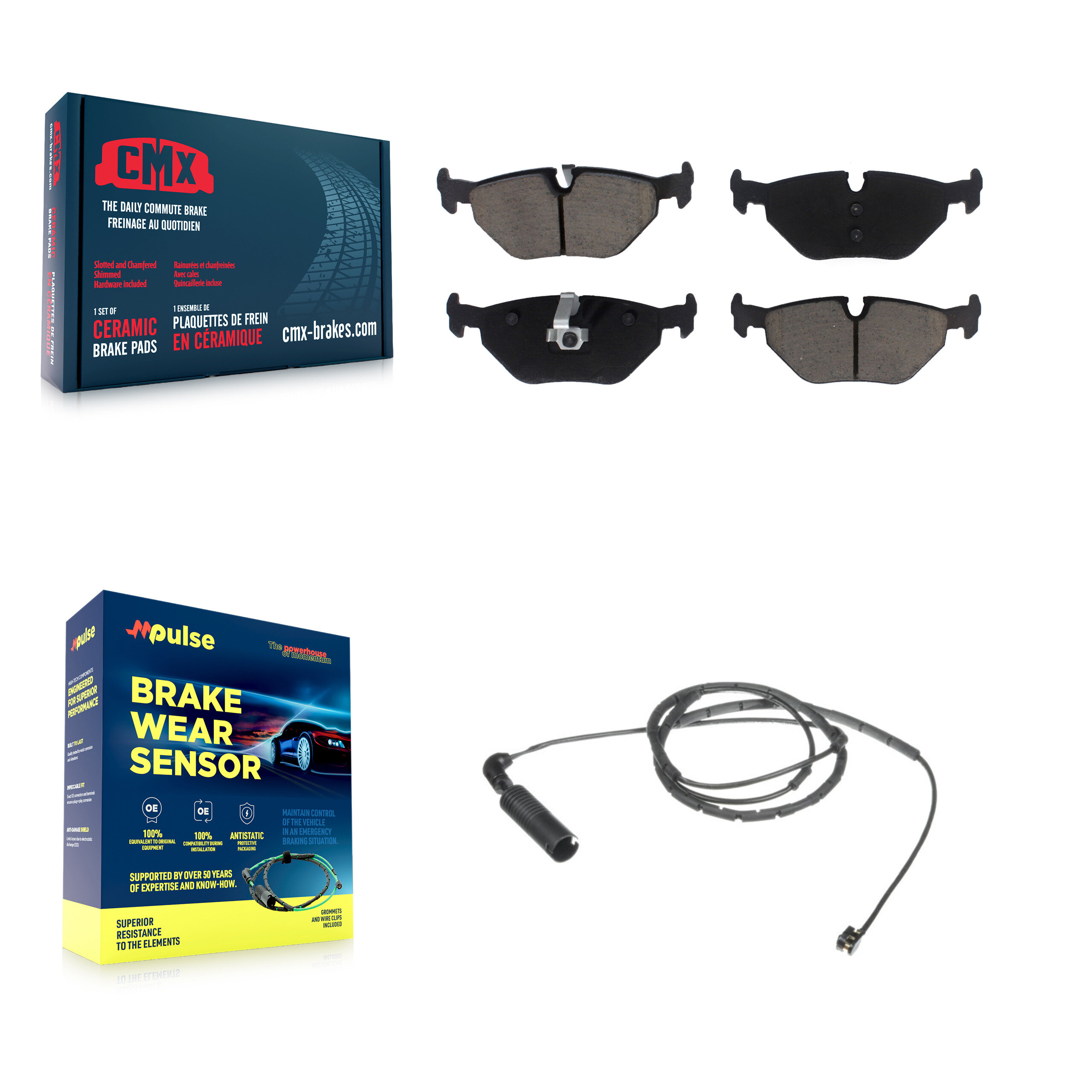 CMX - KCW-100805 - Rear Disc Brake Pad Kits