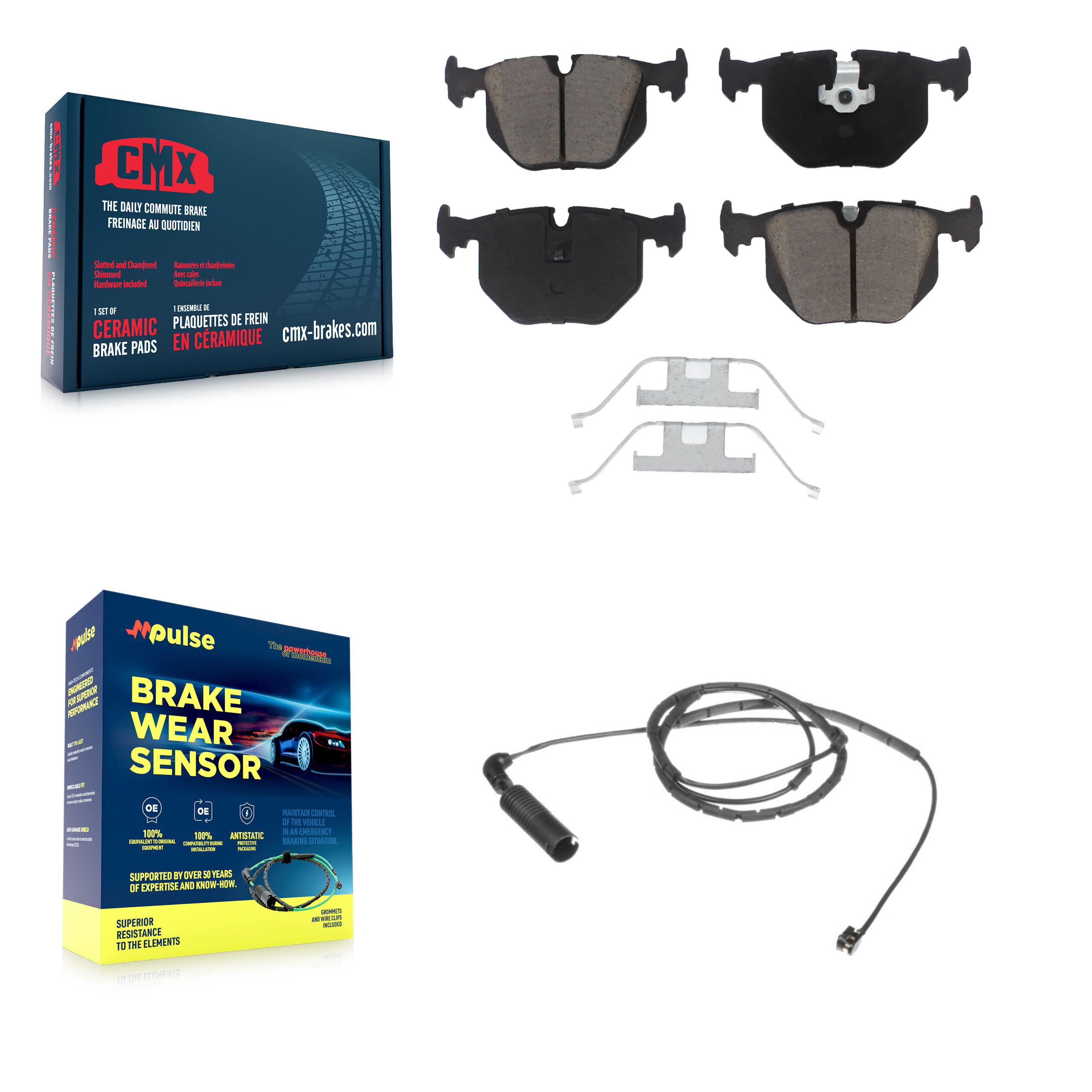 CMX - KCW-100806 - Rear Disc Brake Pad Kits
