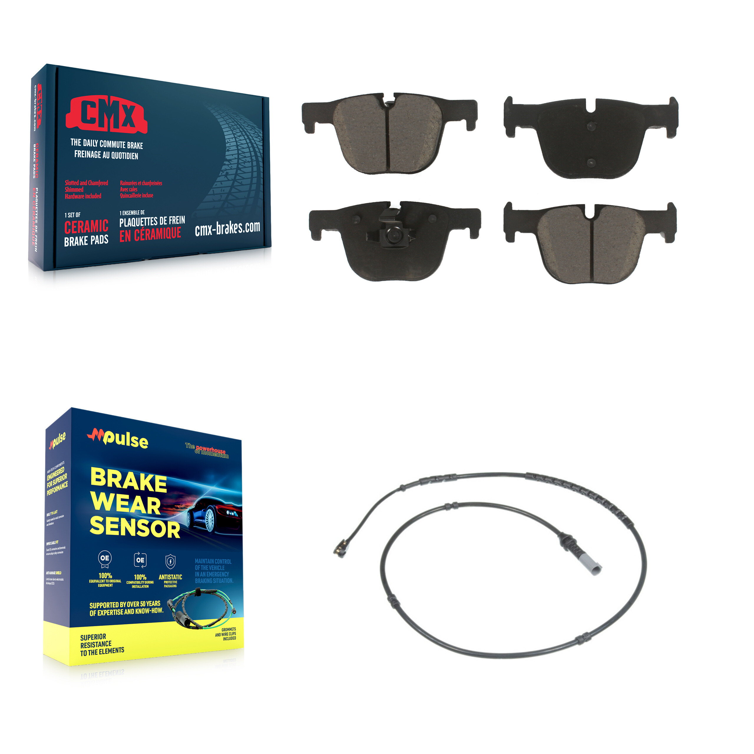 CMX - KCW-100807 - Rear Disc Brake Pad Kits