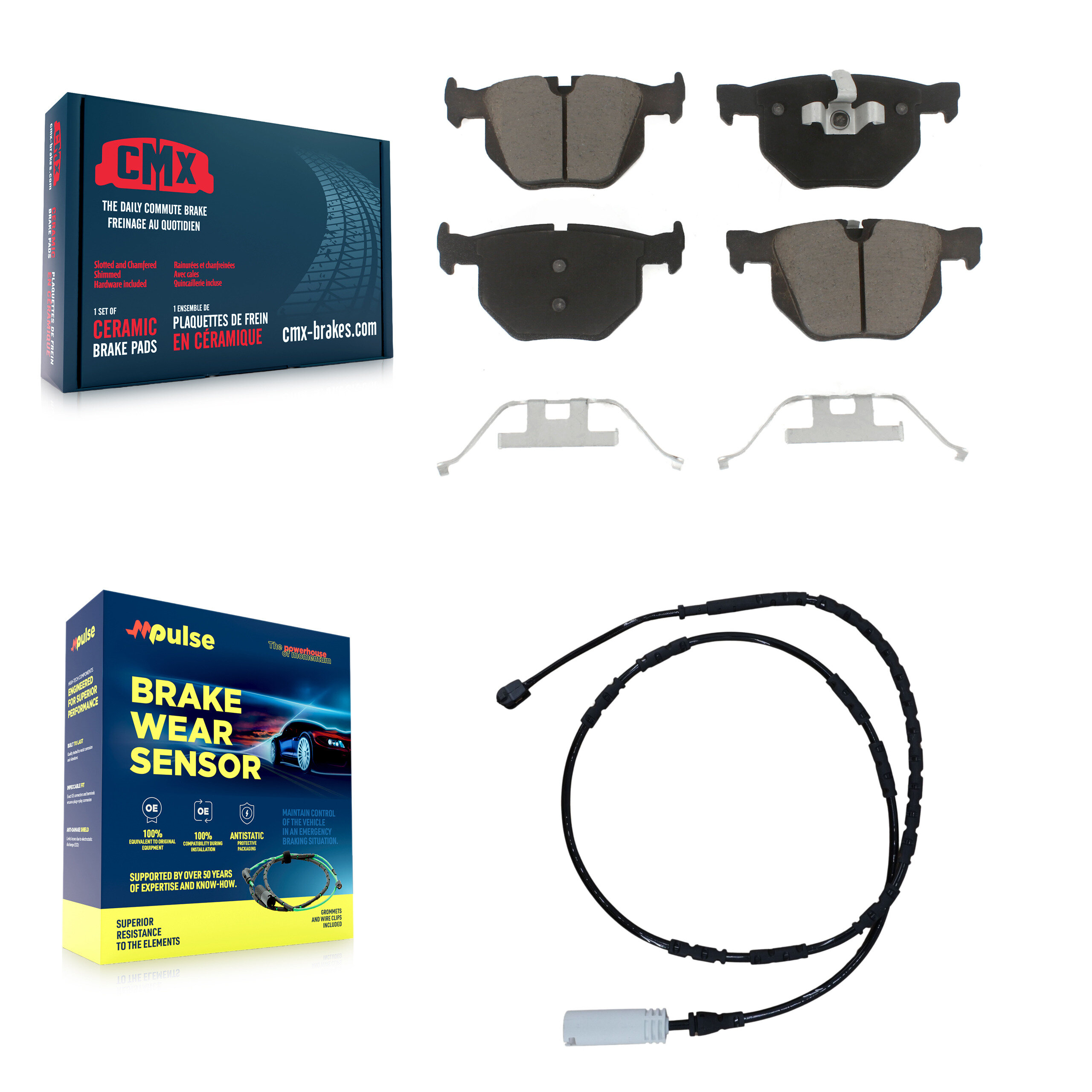 CMX - KCW-100808 - Rear Disc Brake Pad Kits