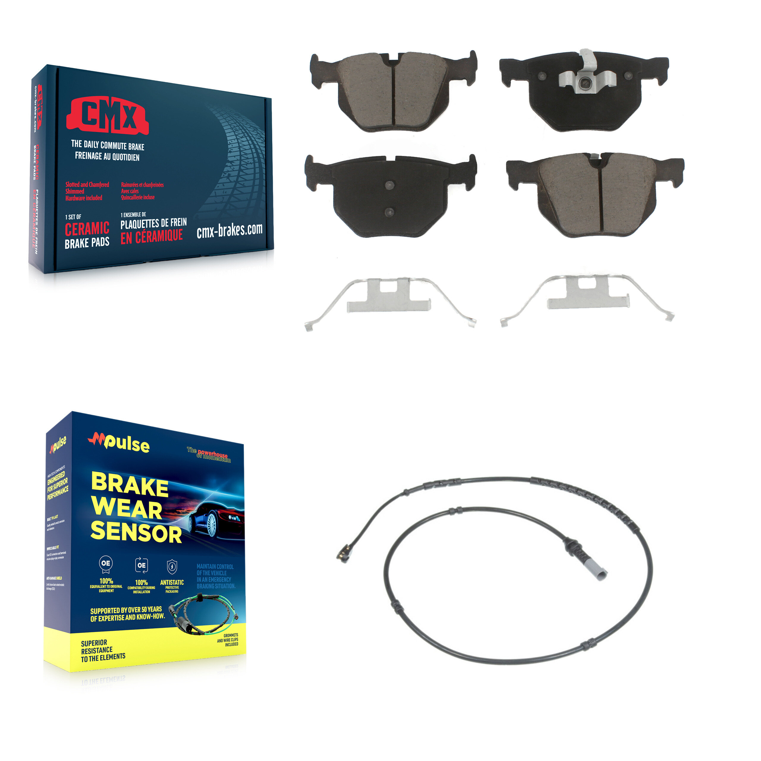 CMX - KCW-100809 - Rear Disc Brake Pad Kits