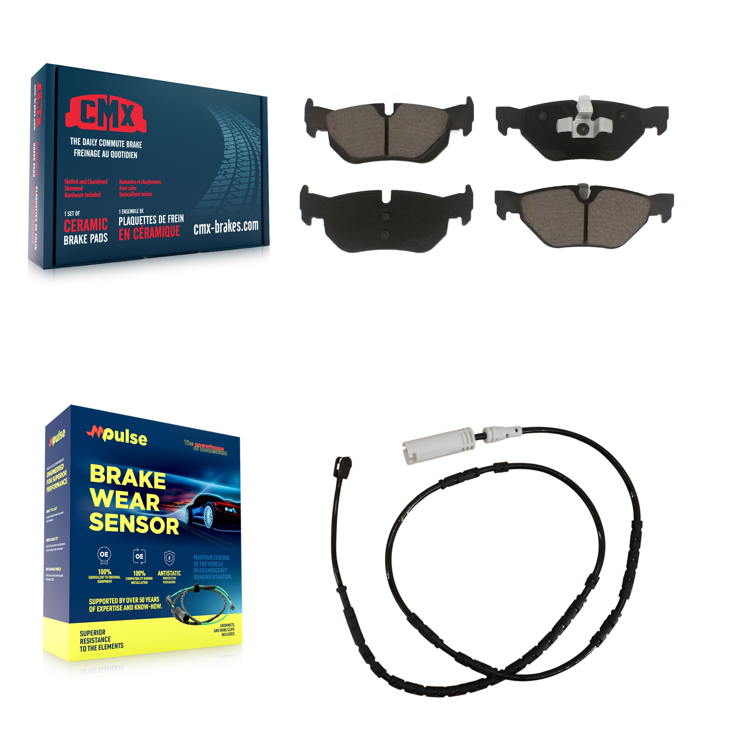 CMX - KCW-100815 - Rear Disc Brake Pad Kits