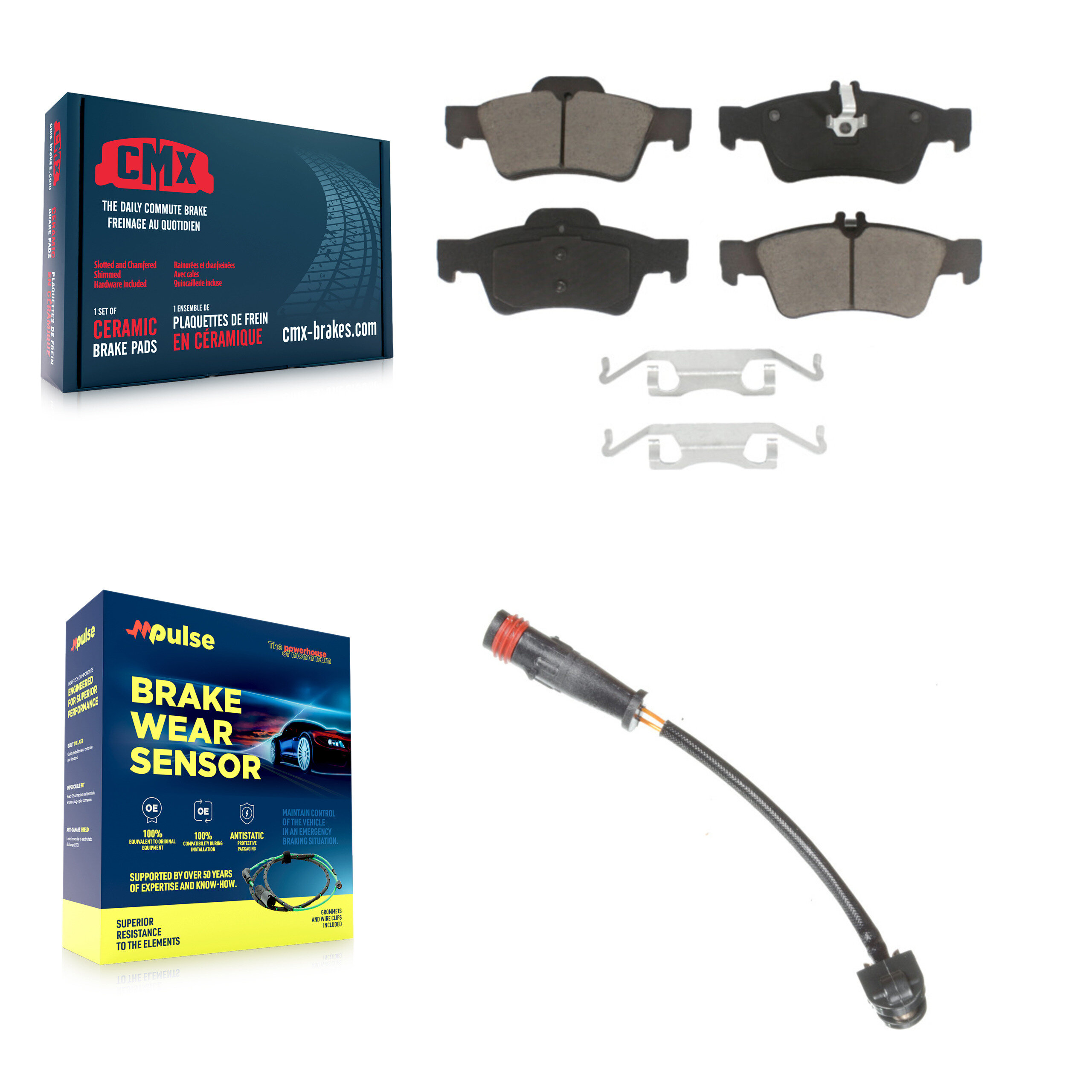 CMX - KCW-100817 - Rear Disc Brake Pad Kits