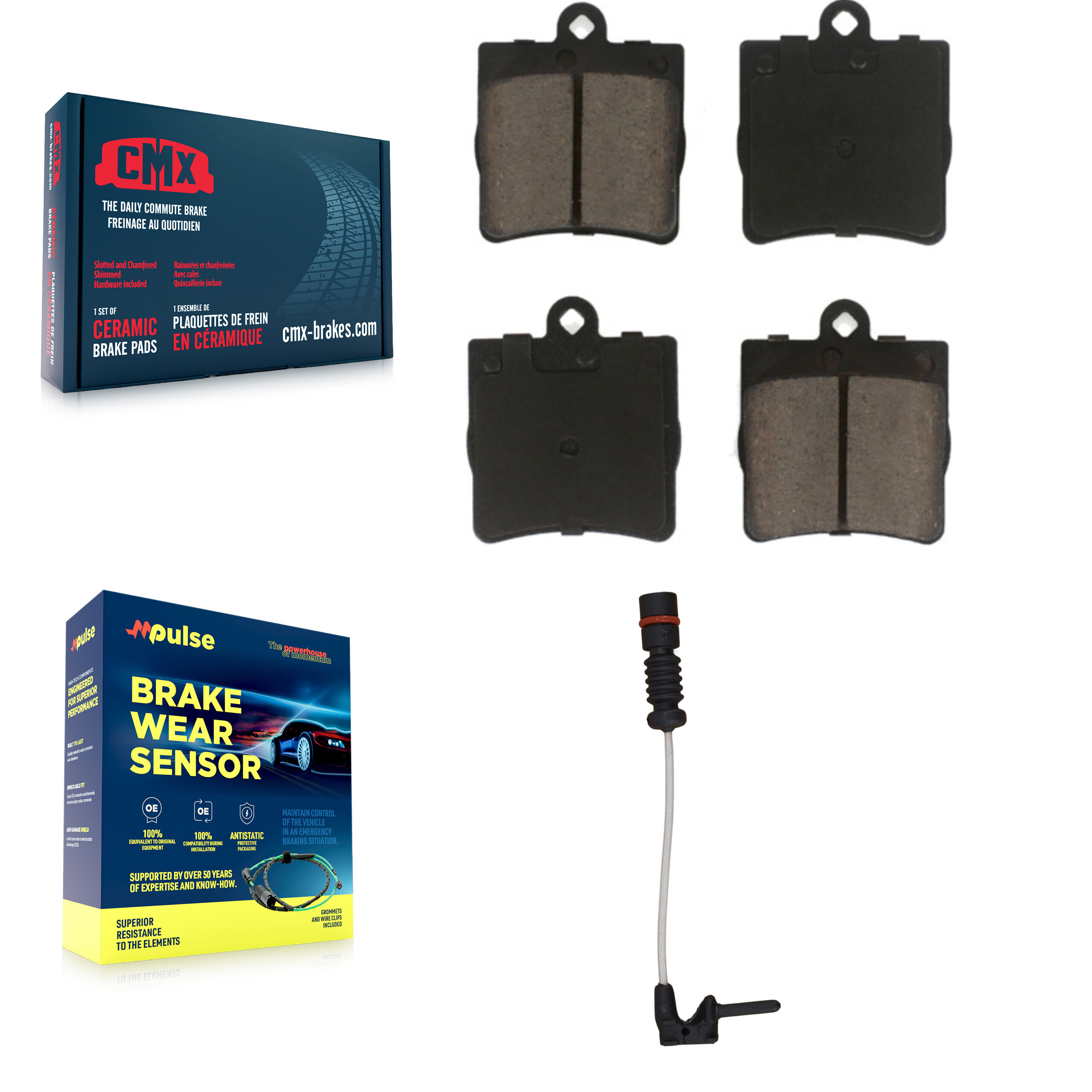 CMX - KCW-100820 - Rear Disc Brake Pad Kits