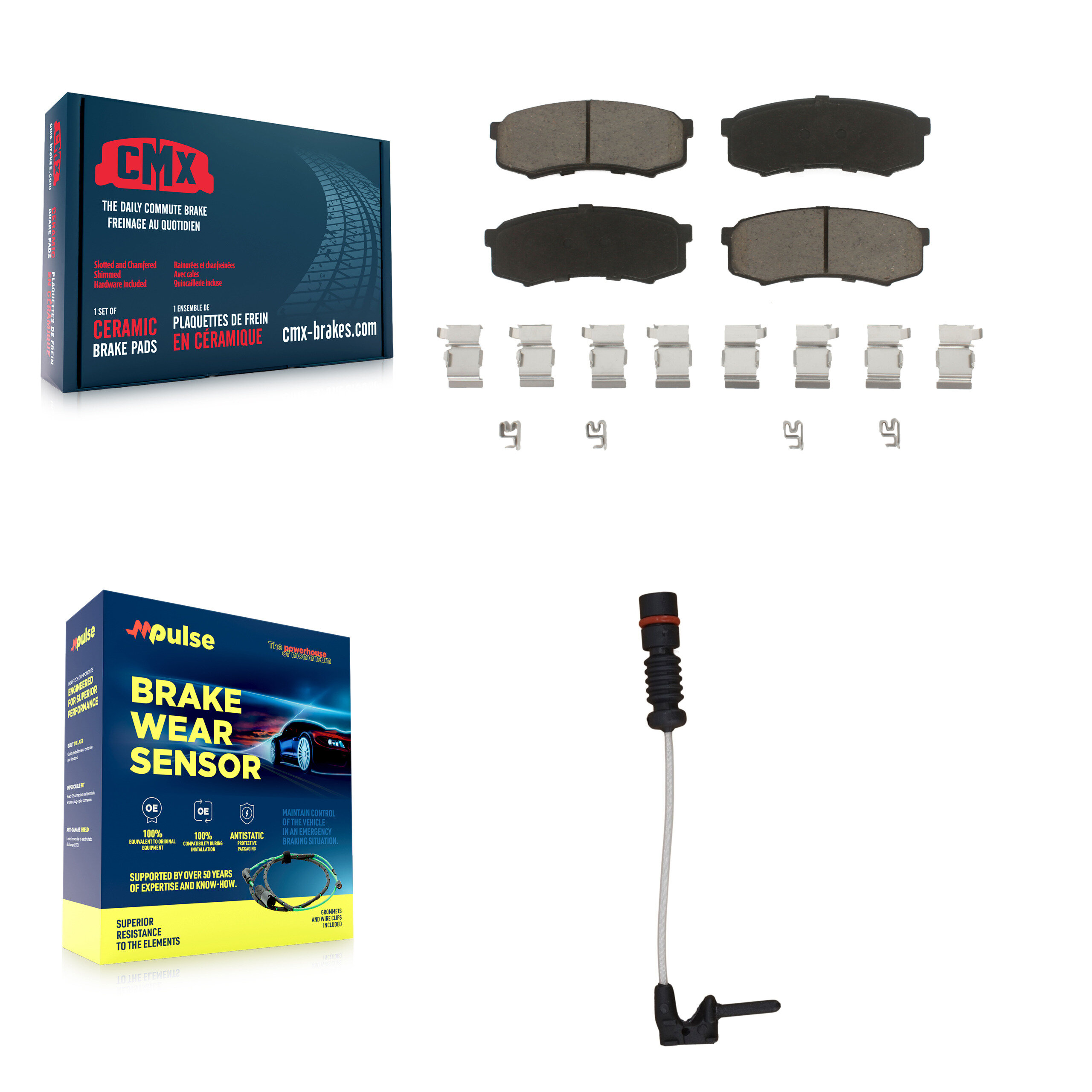 CMX - KCW-100821 - Rear Disc Brake Pad Kits
