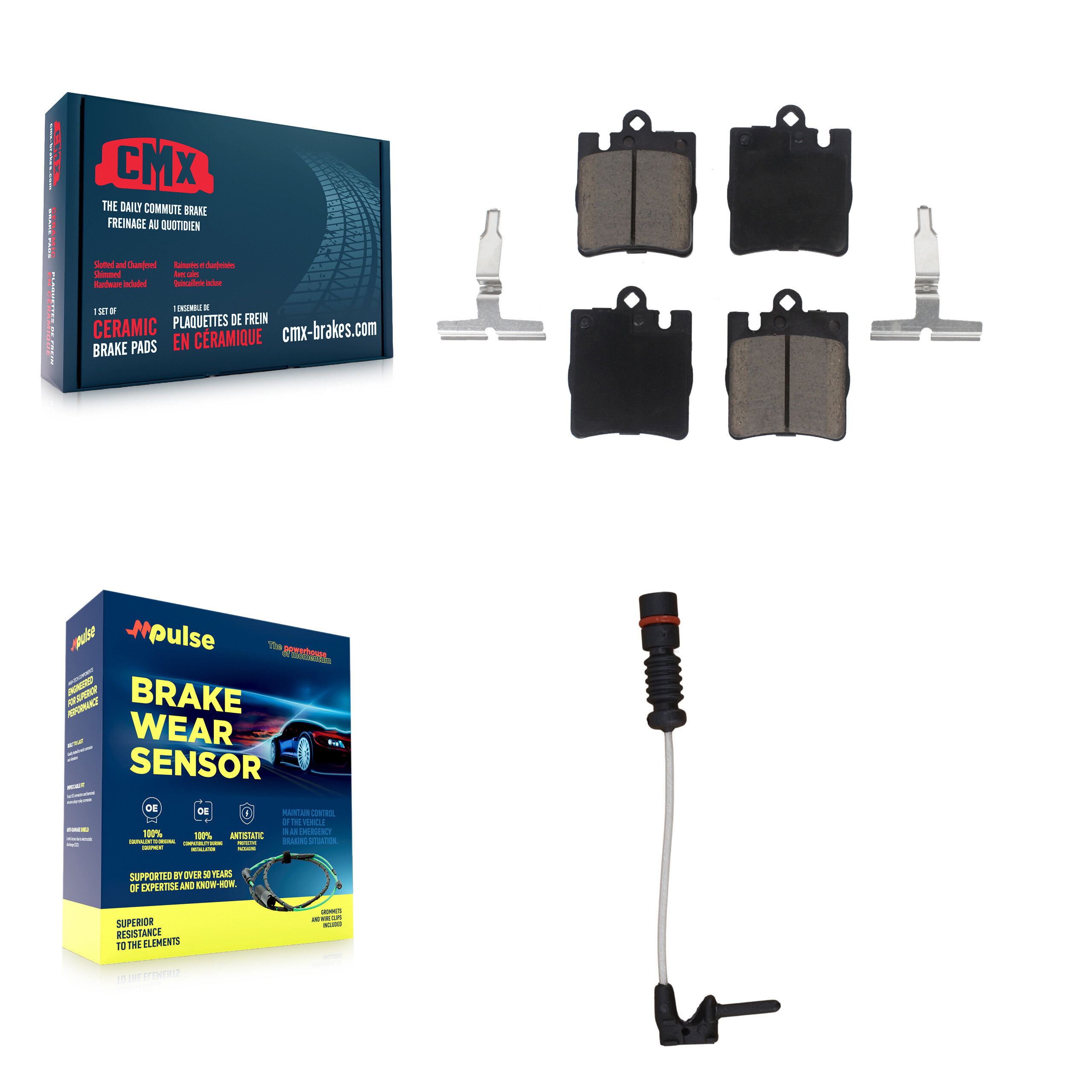CMX - KCW-100822 - Rear Disc Brake Pad Kits