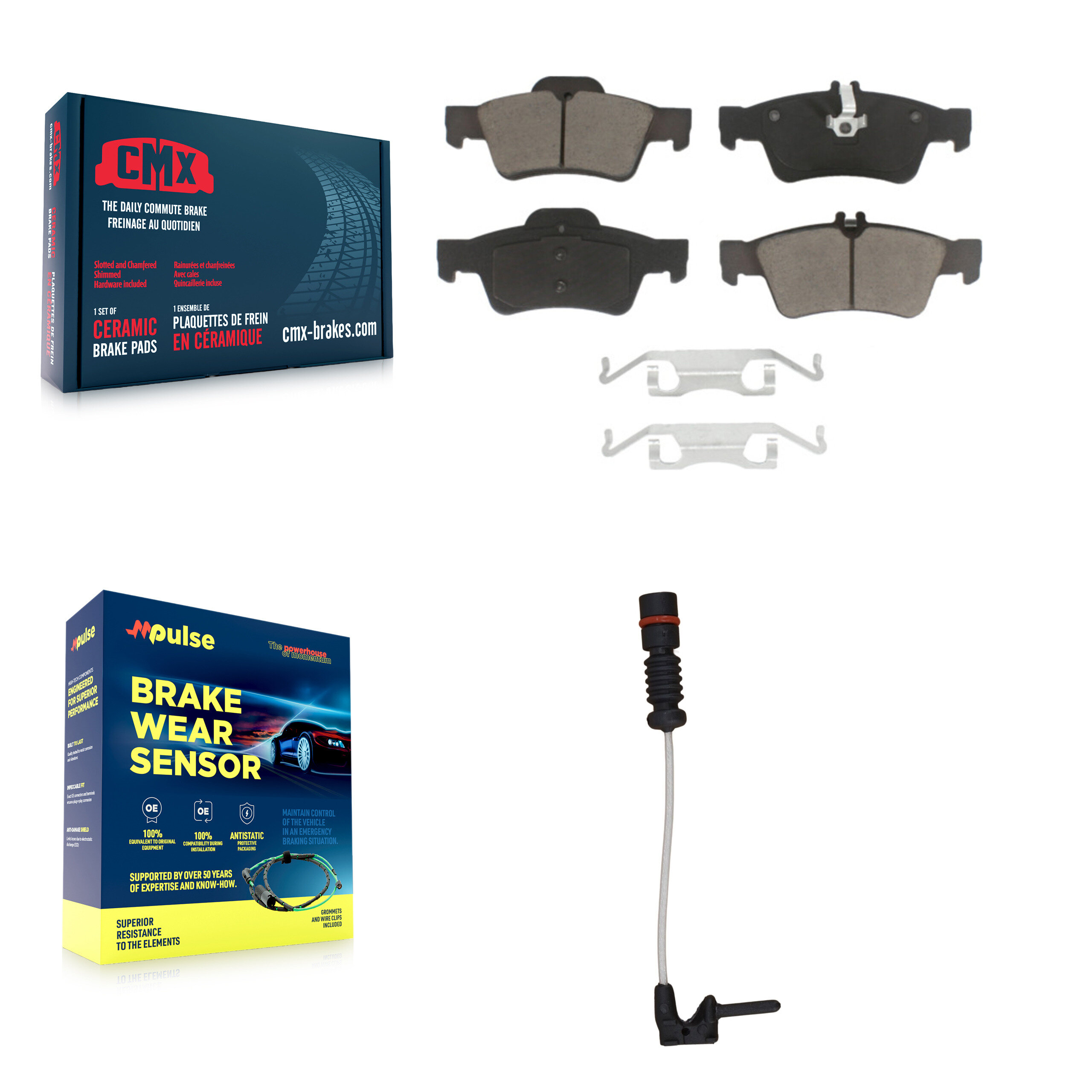 CMX - KCW-100823 - Rear Disc Brake Pad Kits