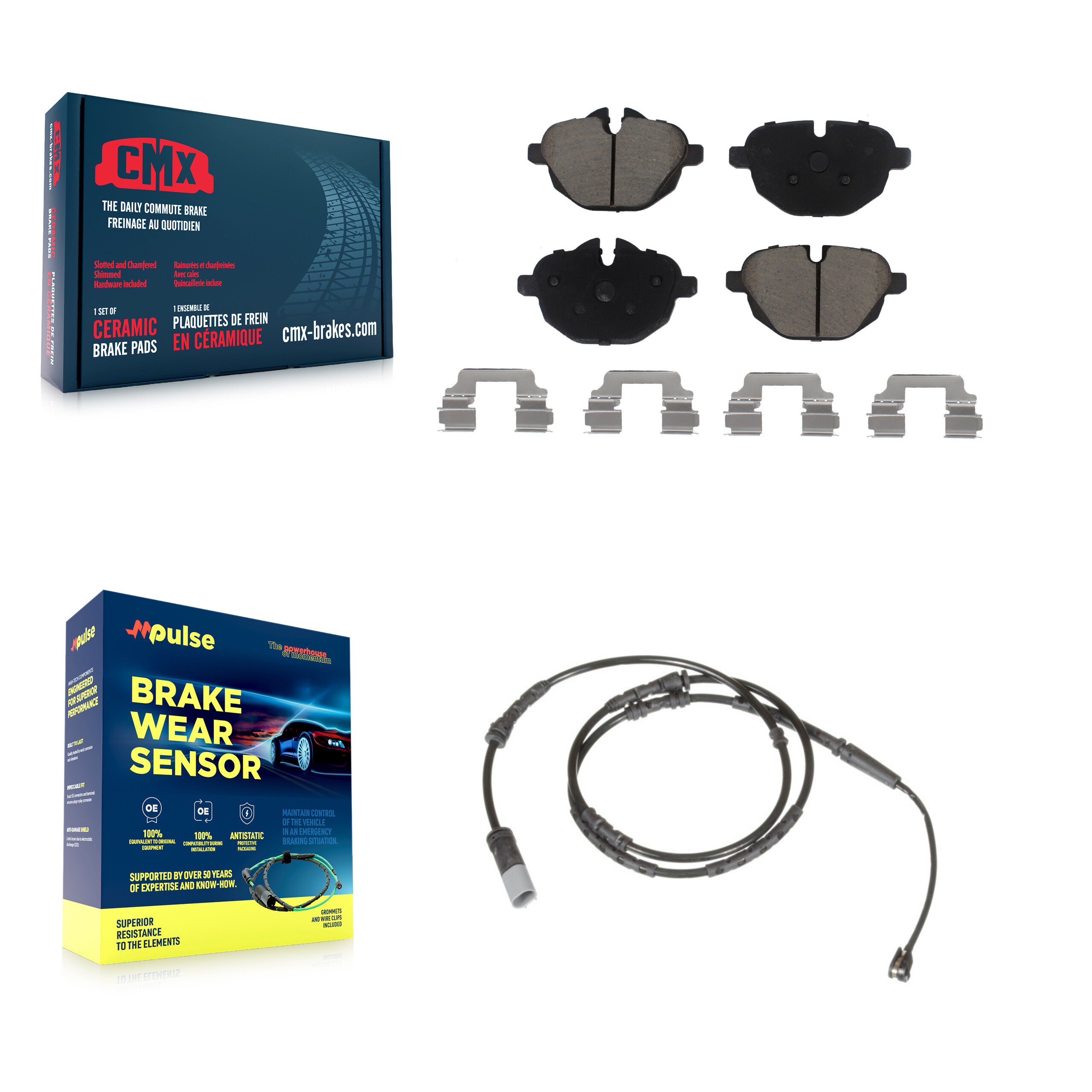 CMX - KCW-100825 - Rear Disc Brake Pad Kits