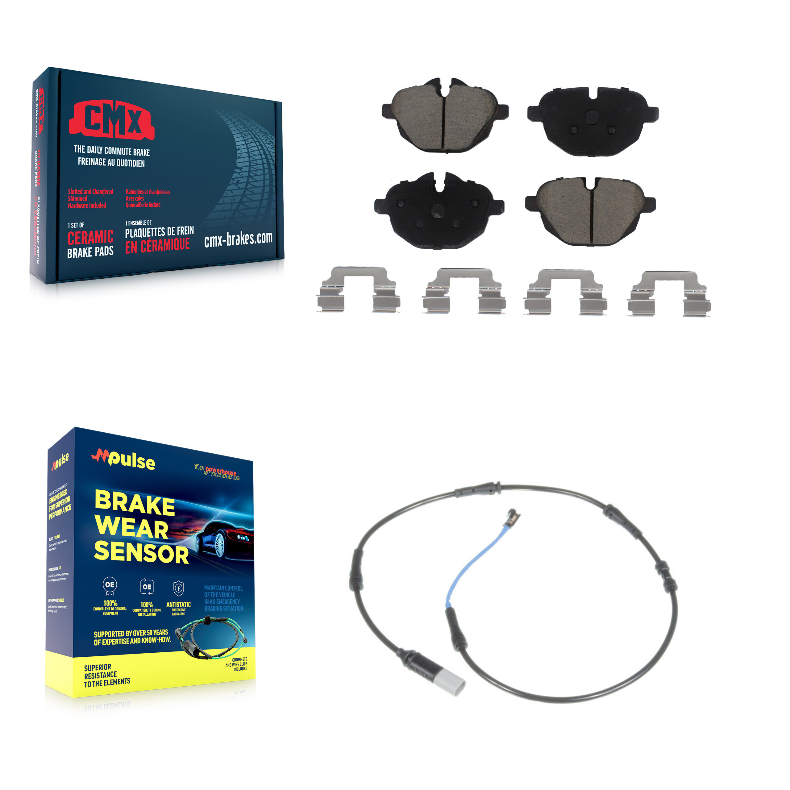CMX - KCW-100829 - Rear Disc Brake Pad Kits