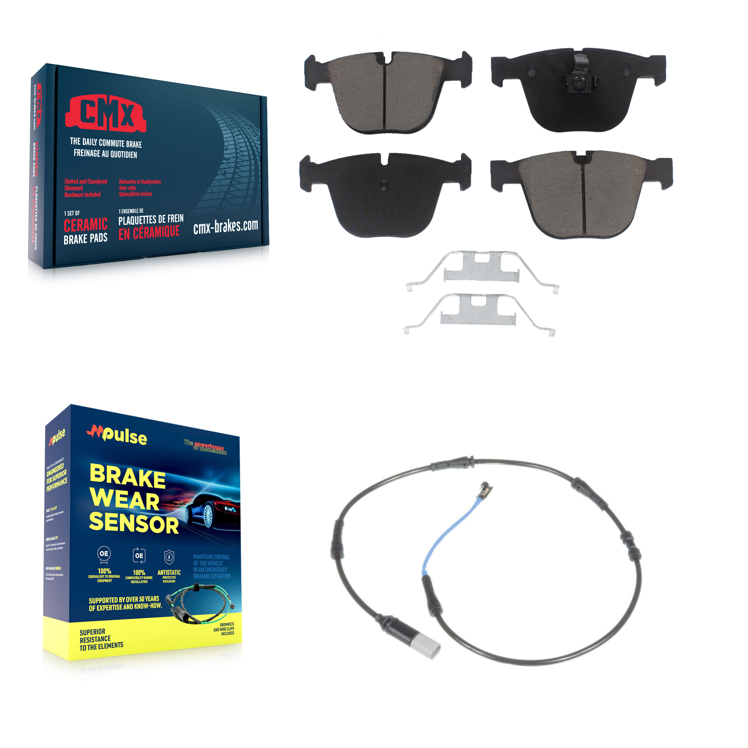 CMX - KCW-100830 - Rear Disc Brake Pad Kits