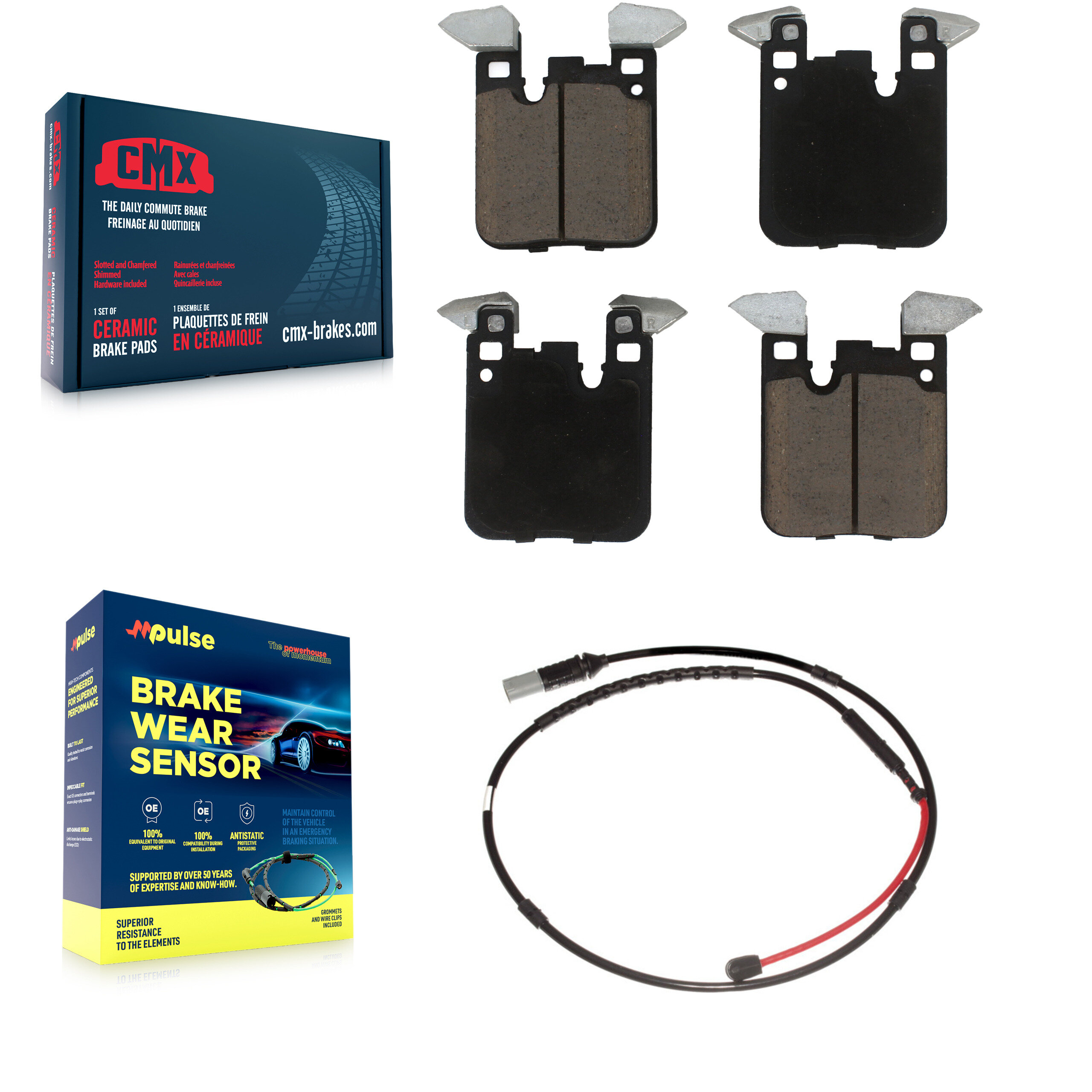 CMX - KCW-100832 - Rear Disc Brake Pad Kits