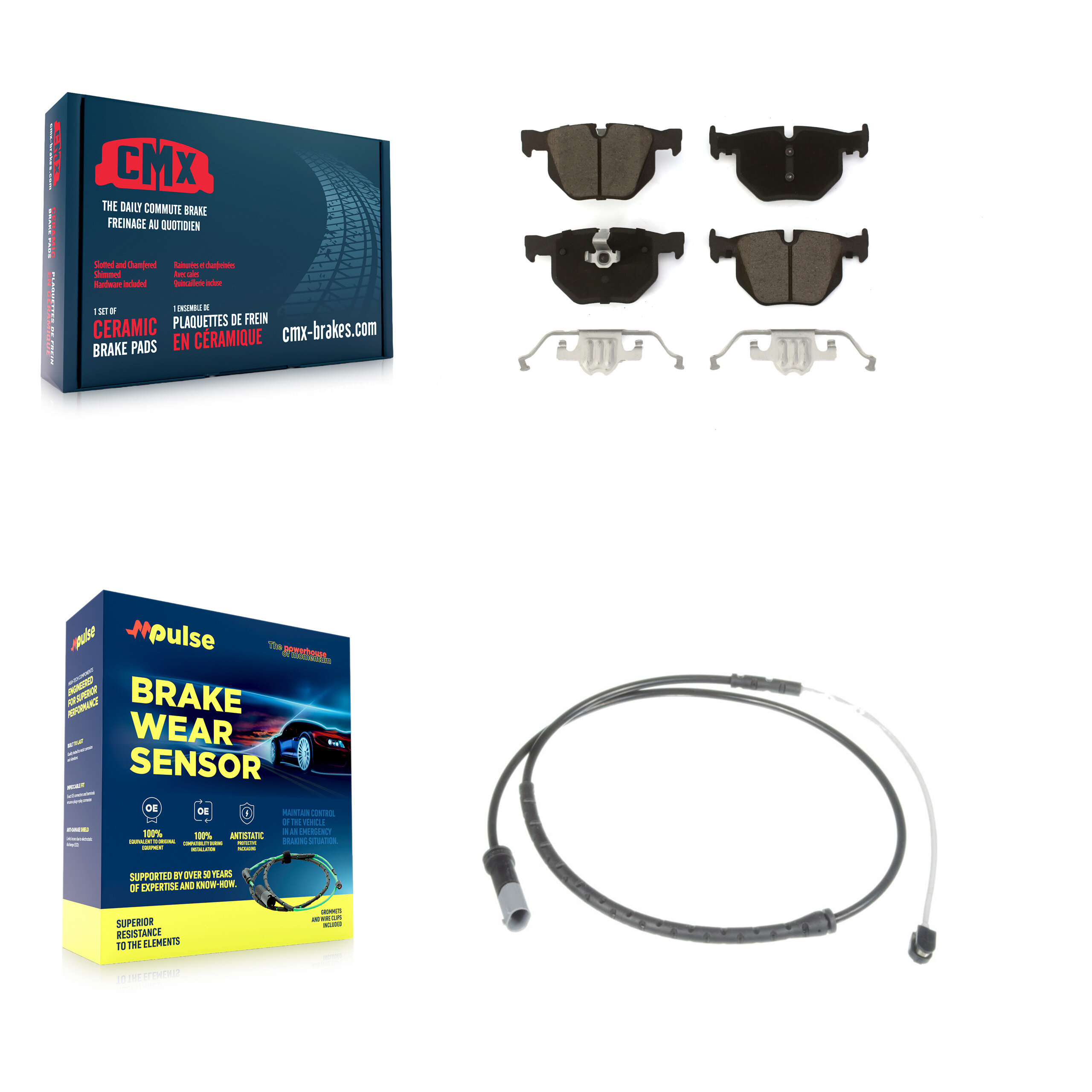 CMX - KCW-100840 - Rear Disc Brake Pad Kits
