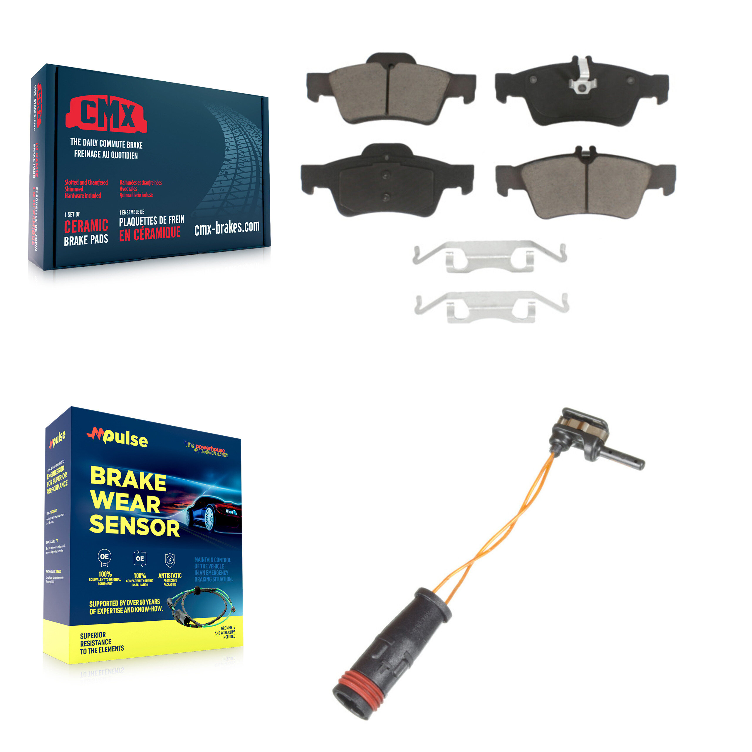 CMX - KCW-100845 - Rear Disc Brake Pad Kits