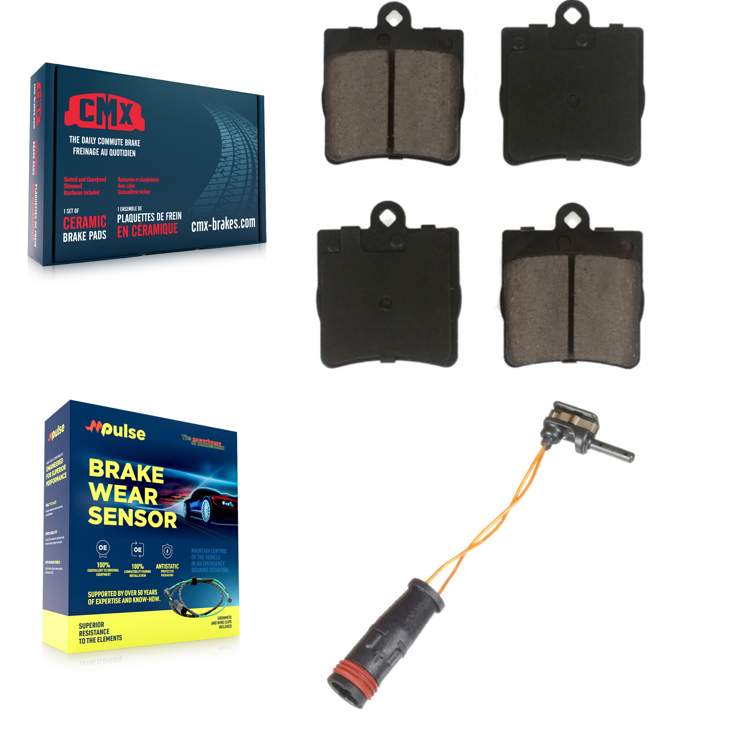 CMX - KCW-100850 - Rear Disc Brake Pad Kits