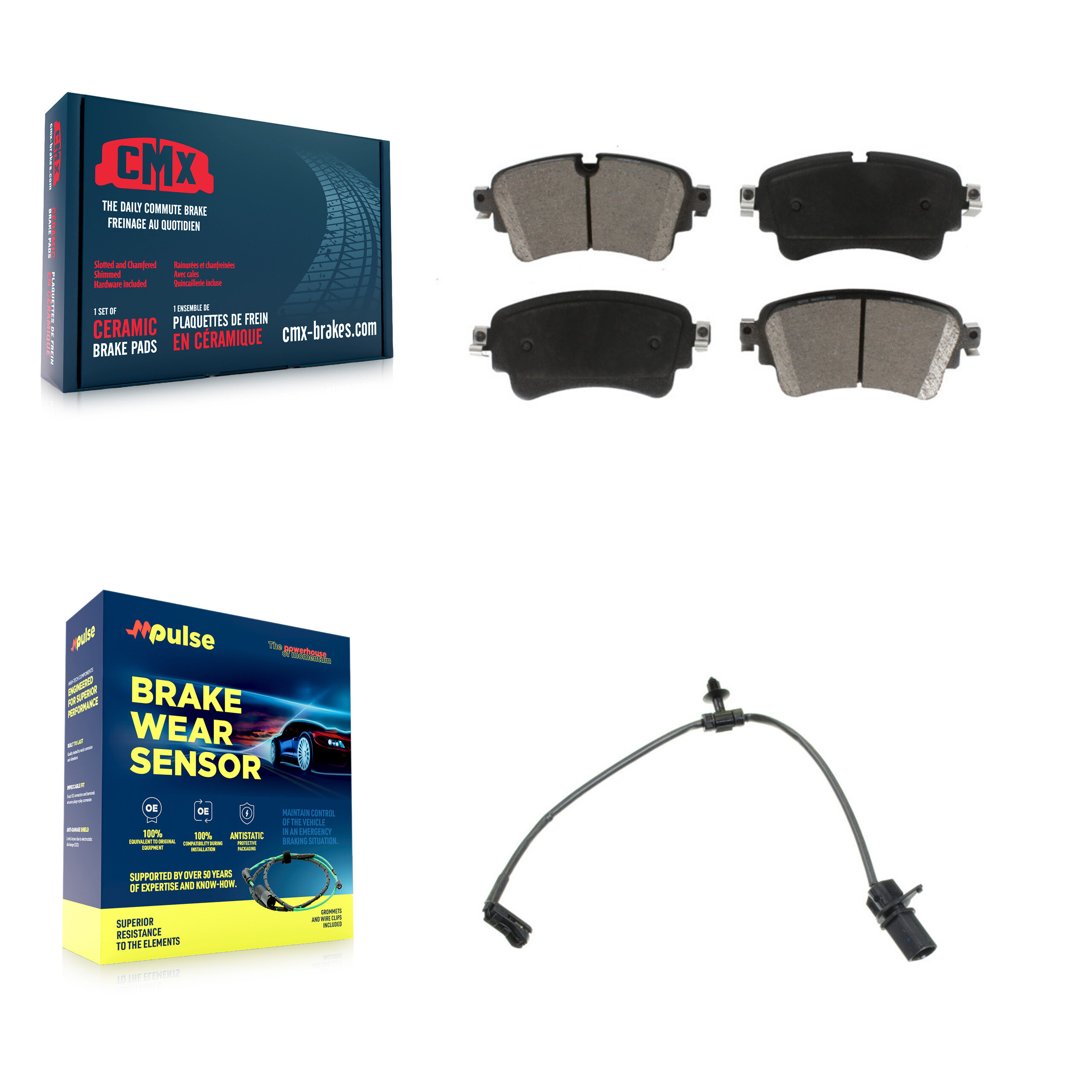 CMX - KCW-100852 - Rear Disc Brake Pad Kits
