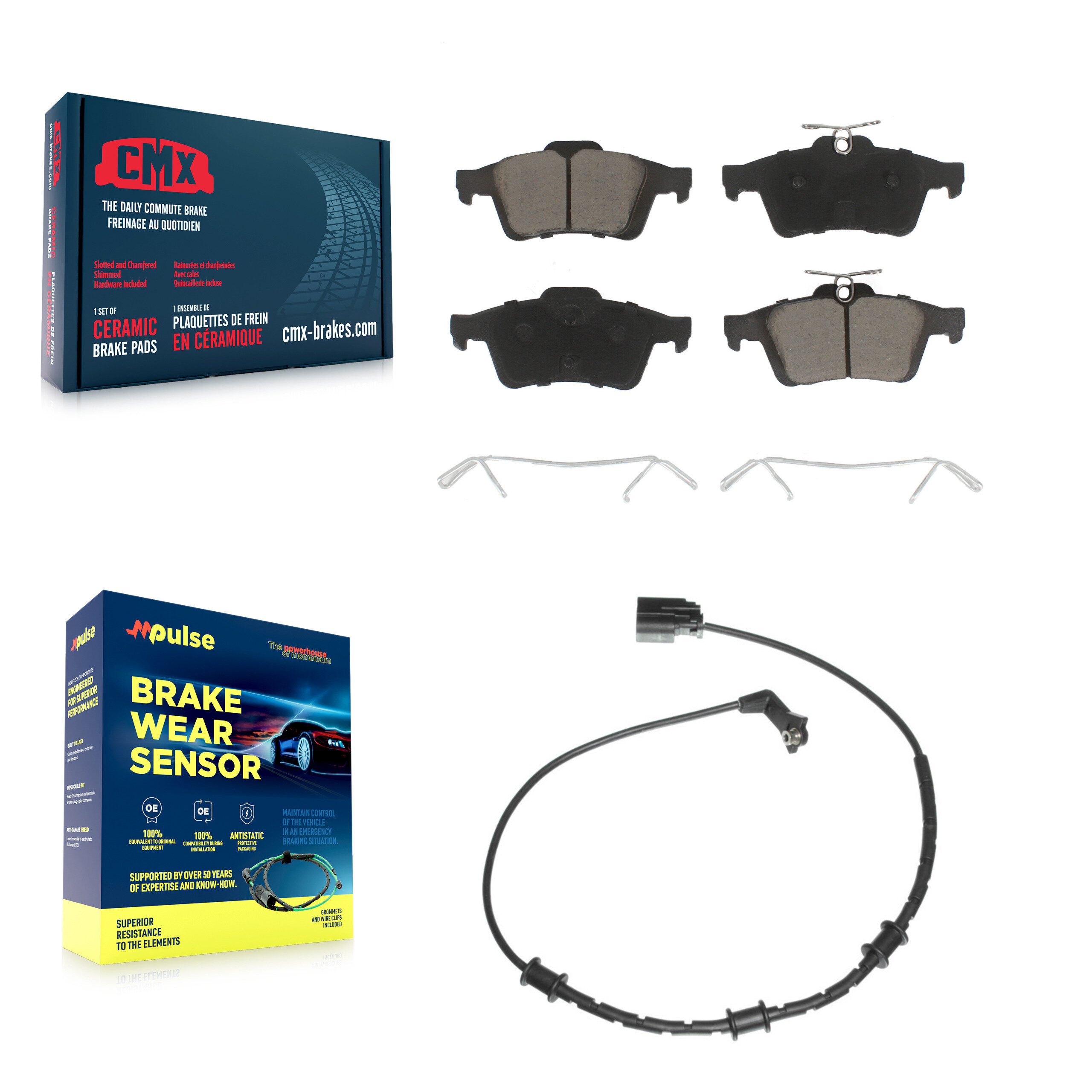 CMX - KCW-100858 - Rear Disc Brake Pad Kits