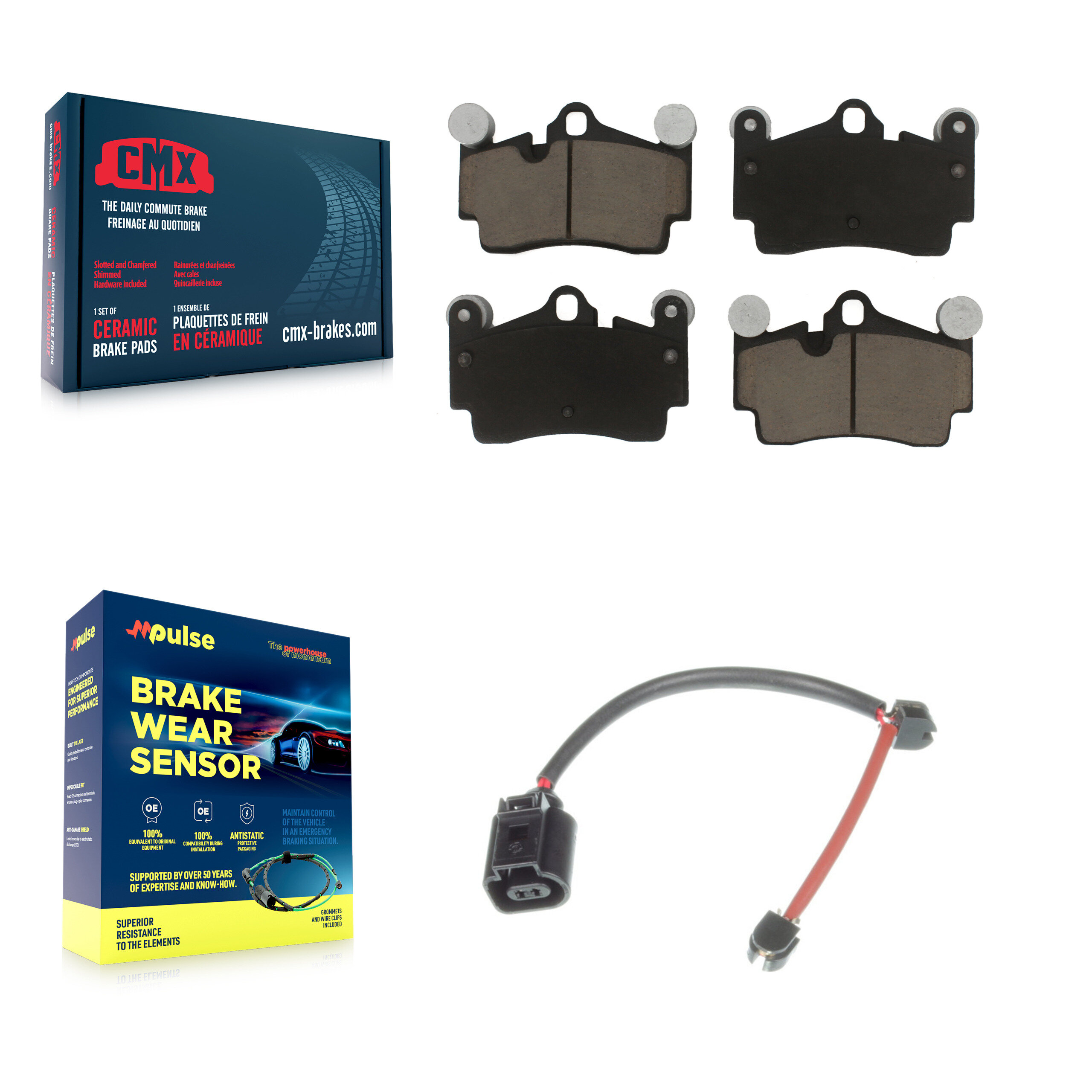 CMX - KCW-100859 - Rear Disc Brake Pad Kits