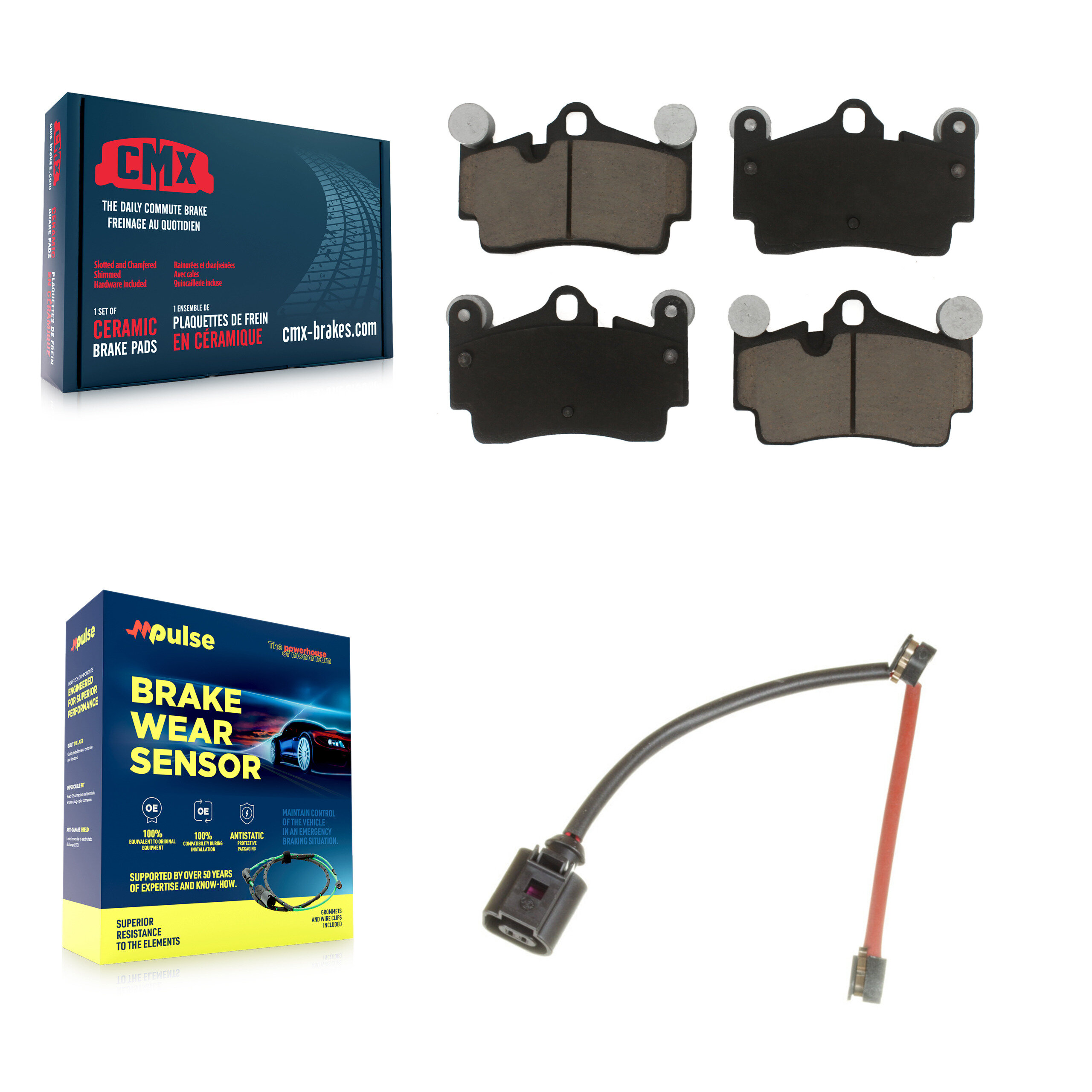 CMX - KCW-100860 - Rear Disc Brake Pad Kits