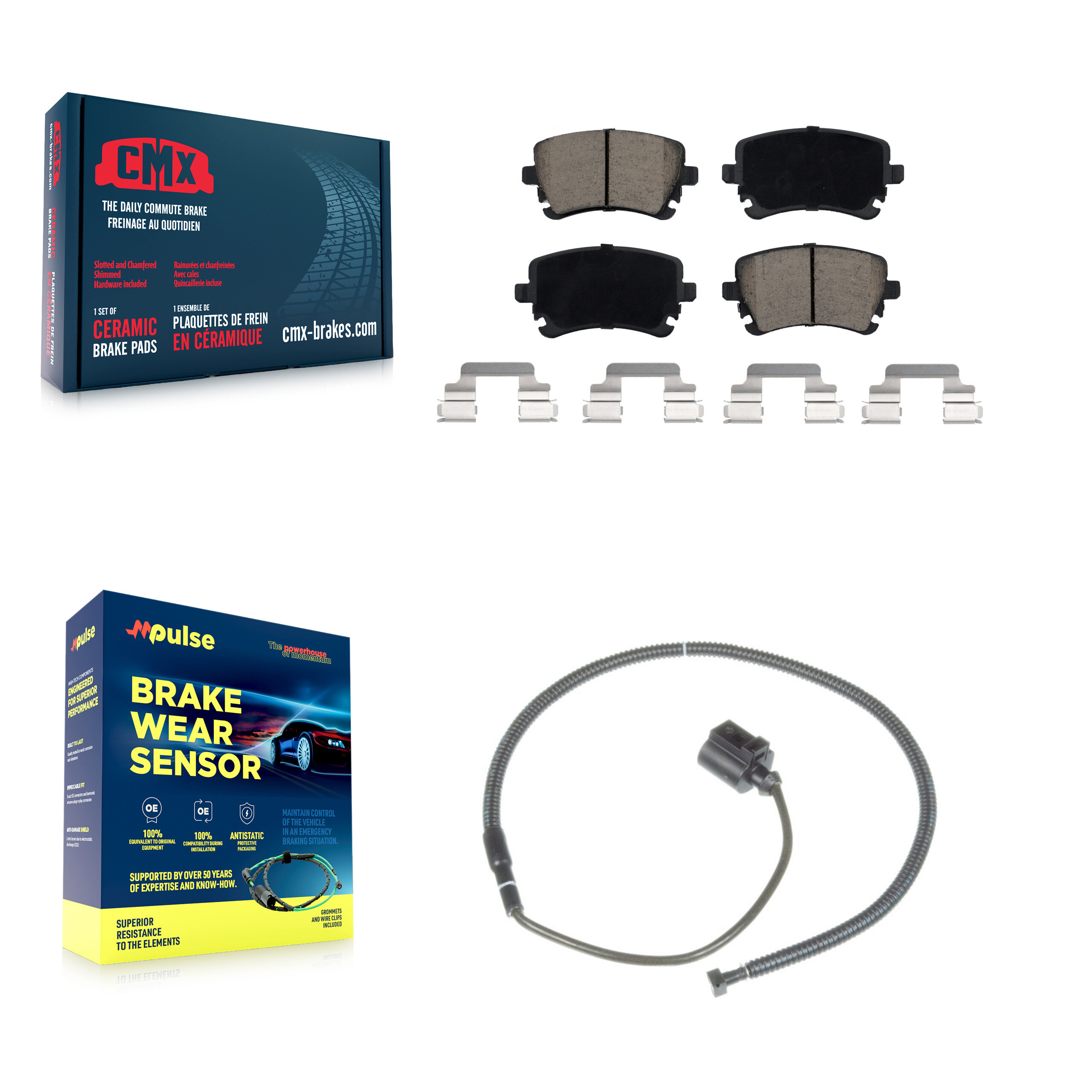 CMX - KCW-100876 - Rear Disc Brake Pad Kits