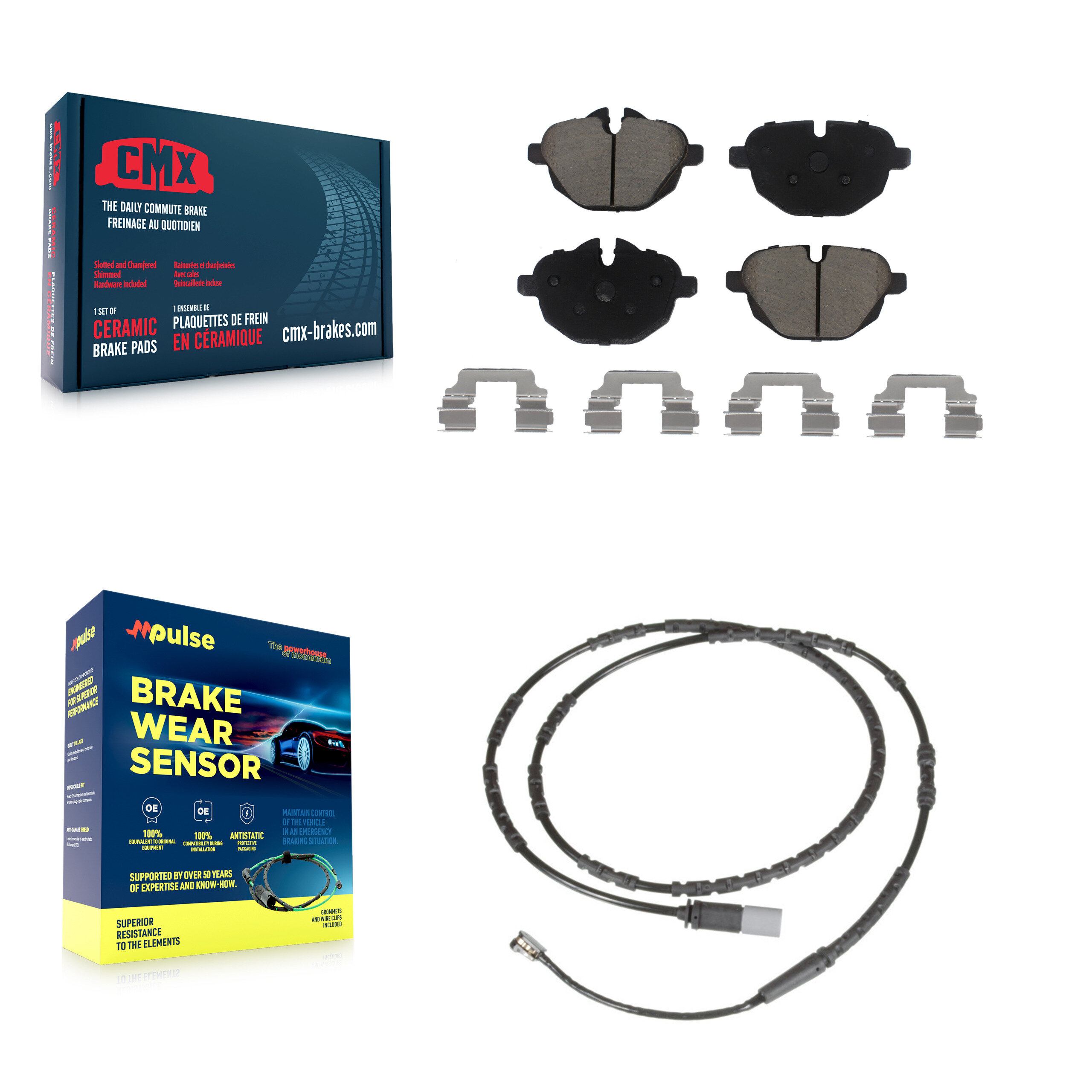 CMX - KCW-100880 - Rear Disc Brake Pad Kits