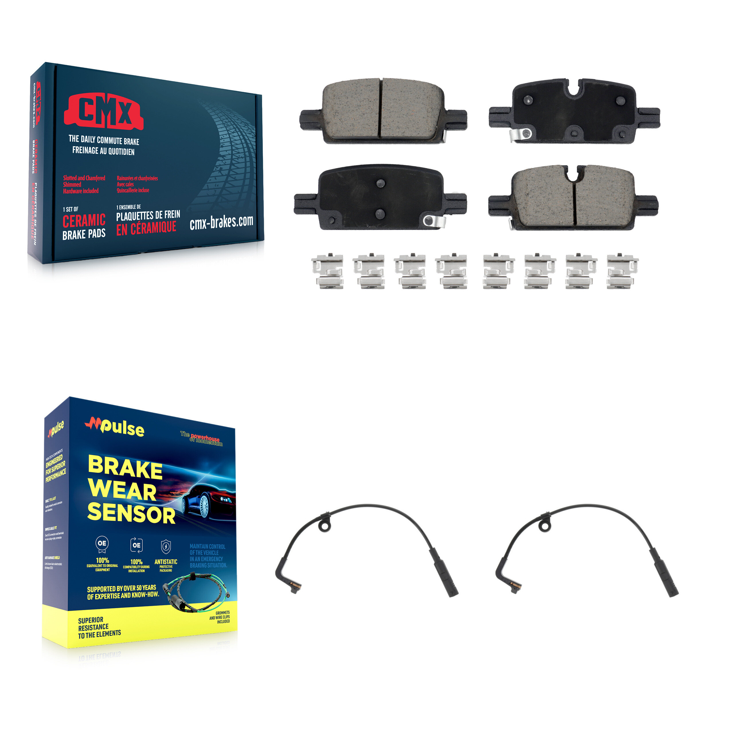 CMX - KCW-100908 - Rear Disc Brake Pad Kits