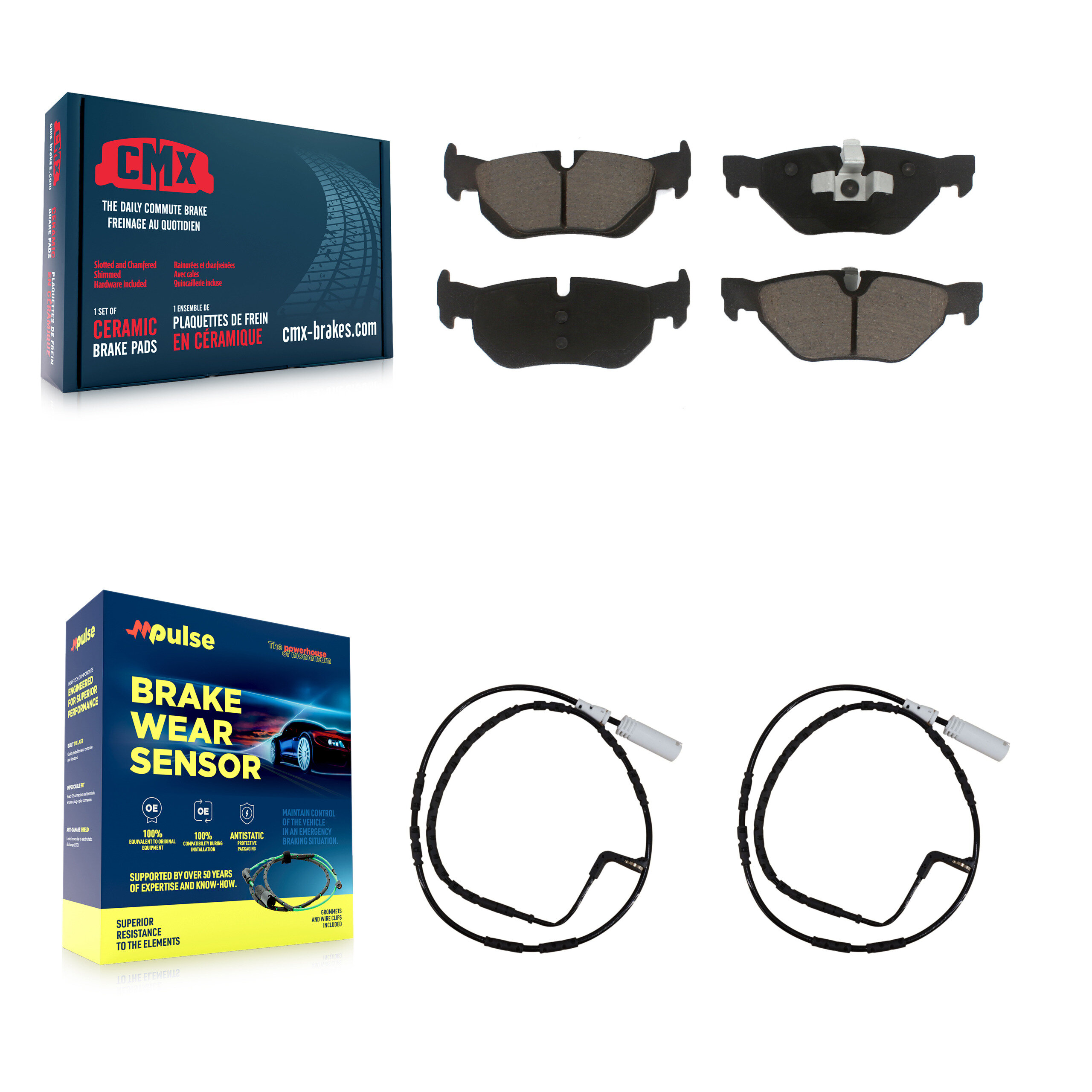 CMX - KCW-100917 - Rear Disc Brake Pad Kits