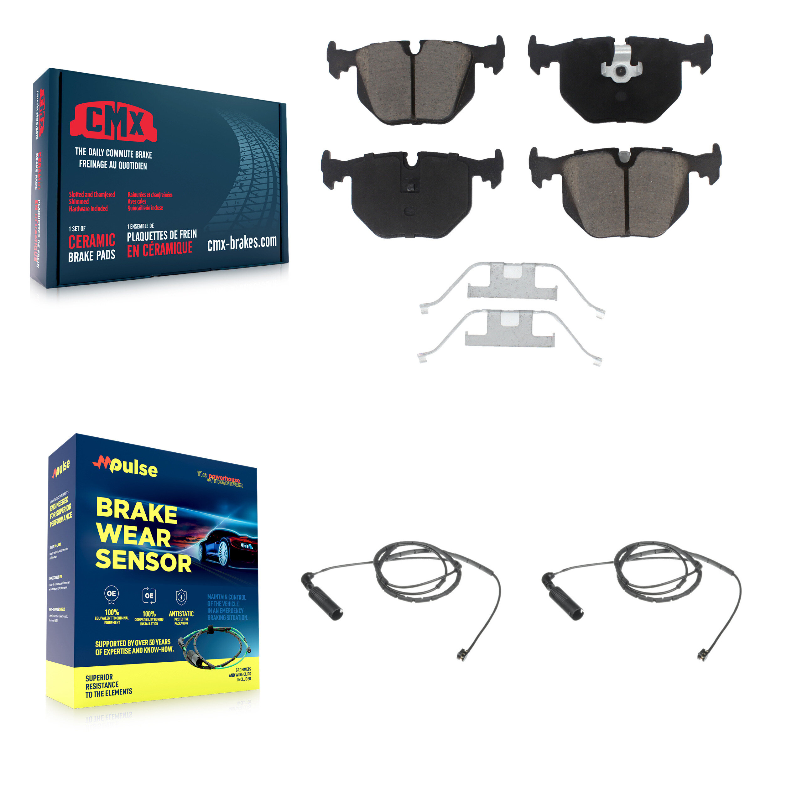 CMX - KCW-100929 - Rear Disc Brake Pad Kits