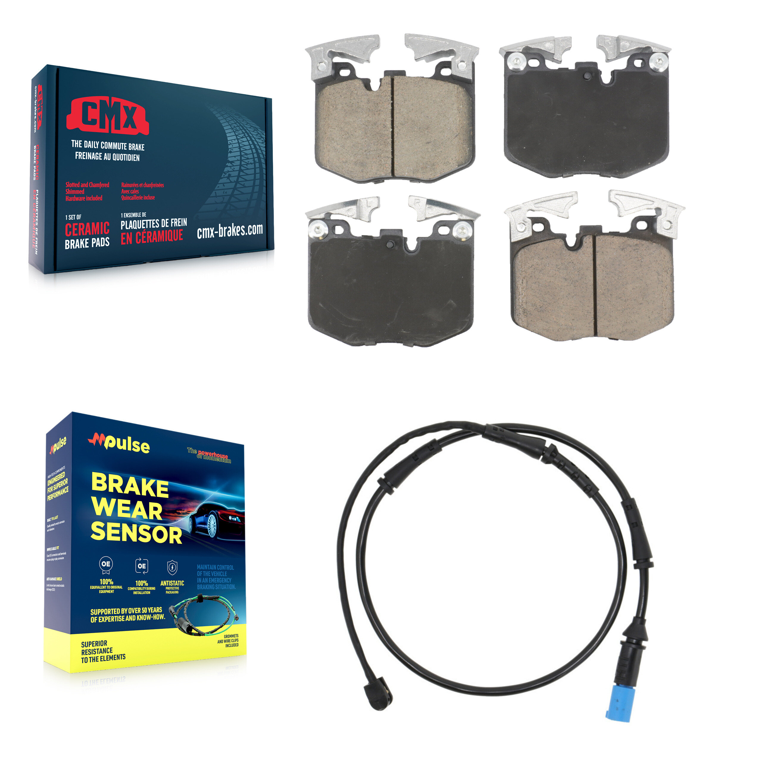 CMX - KCW-101216 - Front Disc Brake Pad Kits
