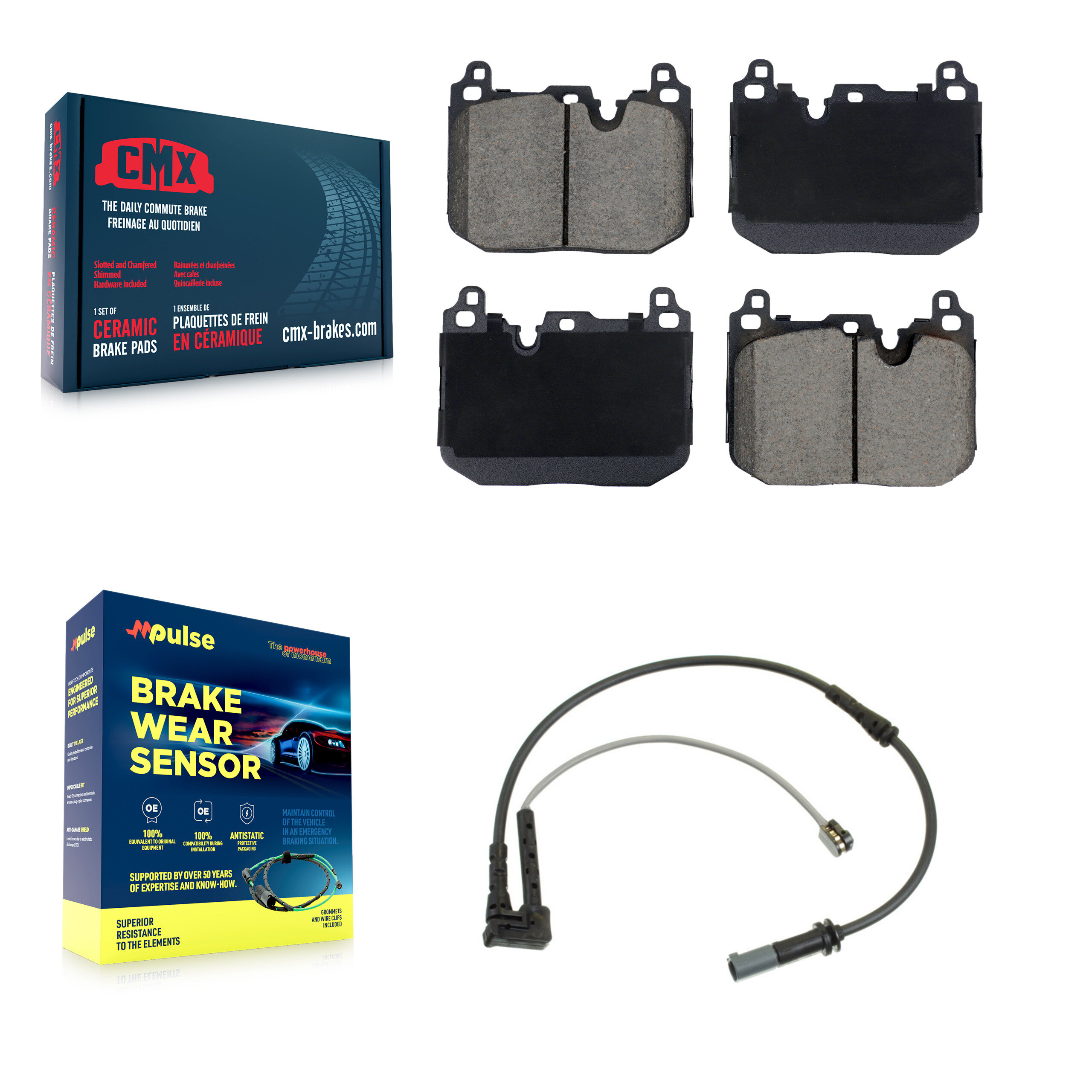 CMX - KCW-101230 - Front Disc Brake Pad Kits