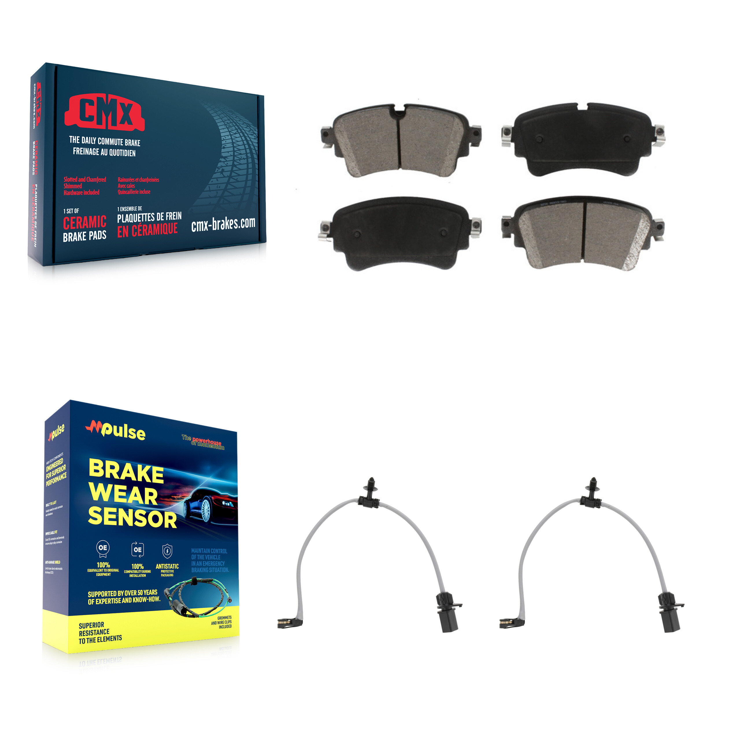 CMX - KCW-101236 - Rear Disc Brake Pad Kits