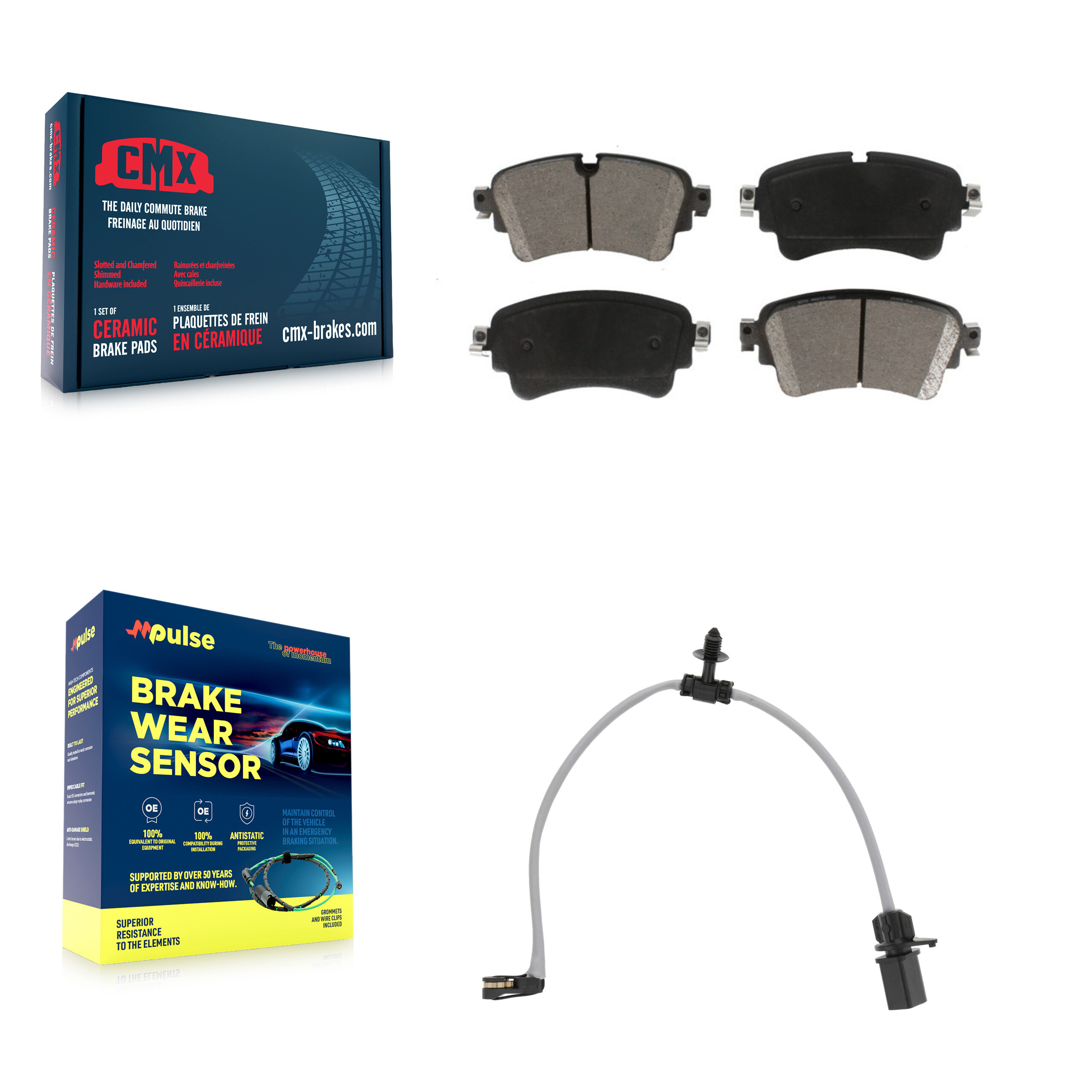 CMX - KCW-101252 - Rear Disc Brake Pad Kits