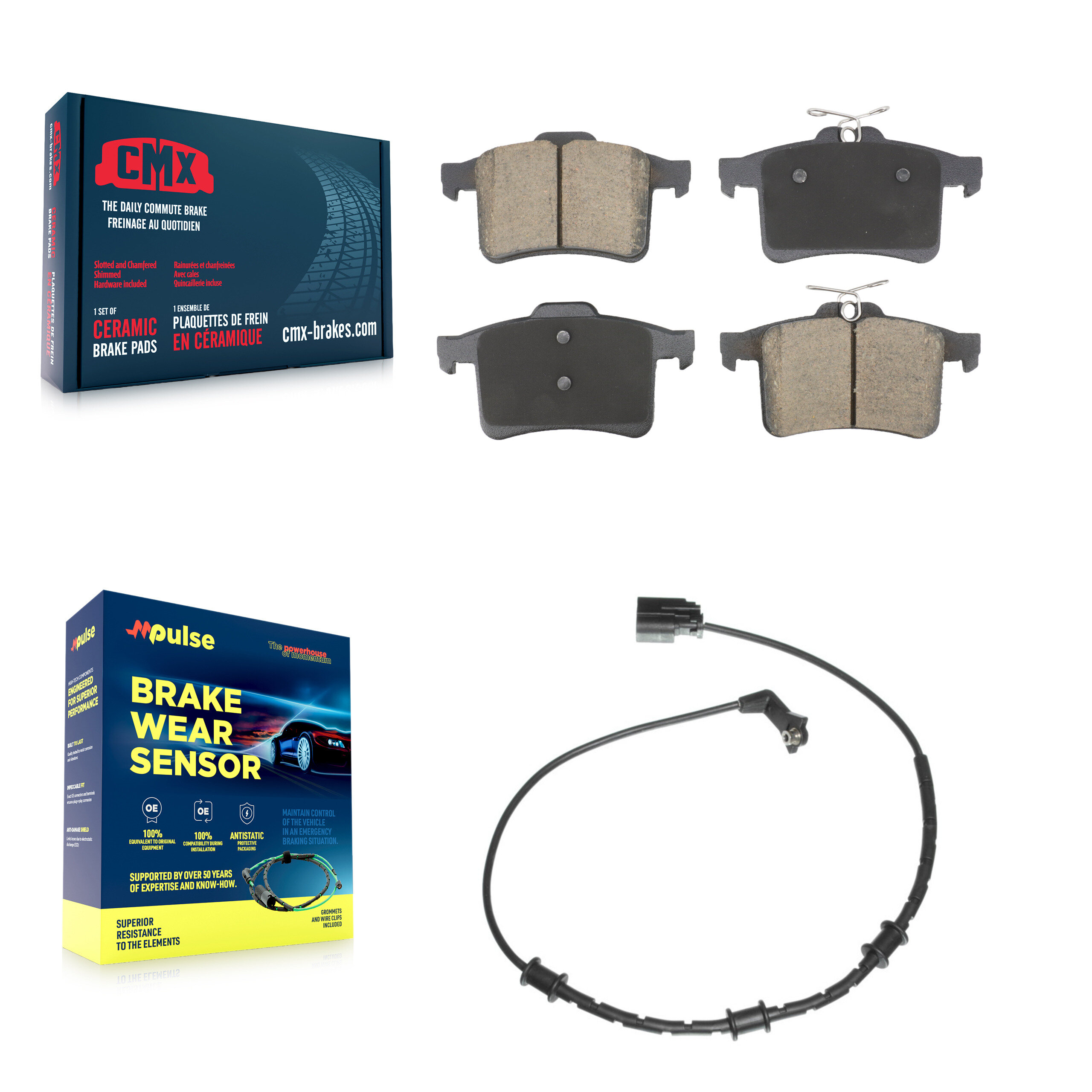CMX - KCW-101262 - Rear Disc Brake Pad Kits