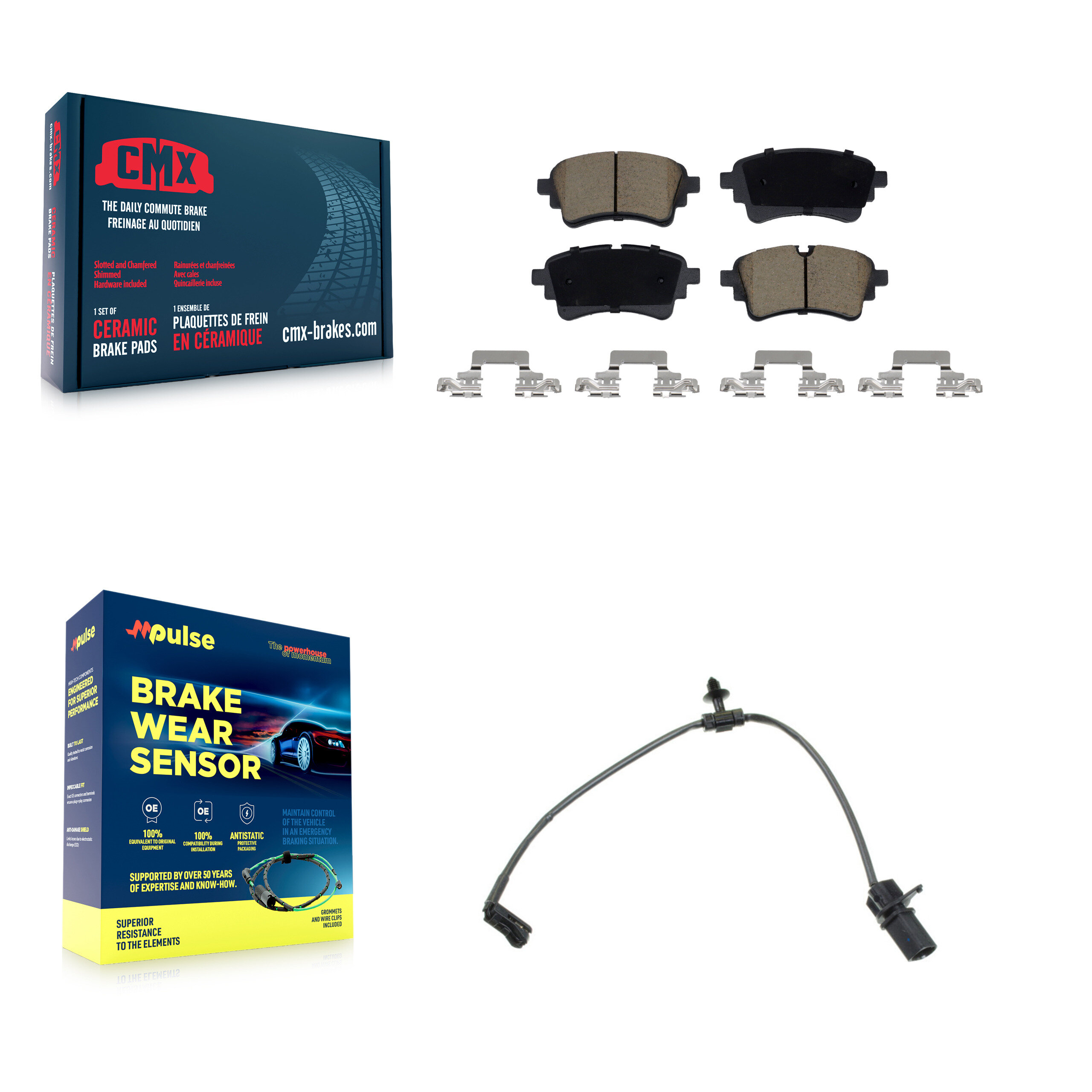 CMX - KCW-101404 - Rear Disc Brake Pad Kits