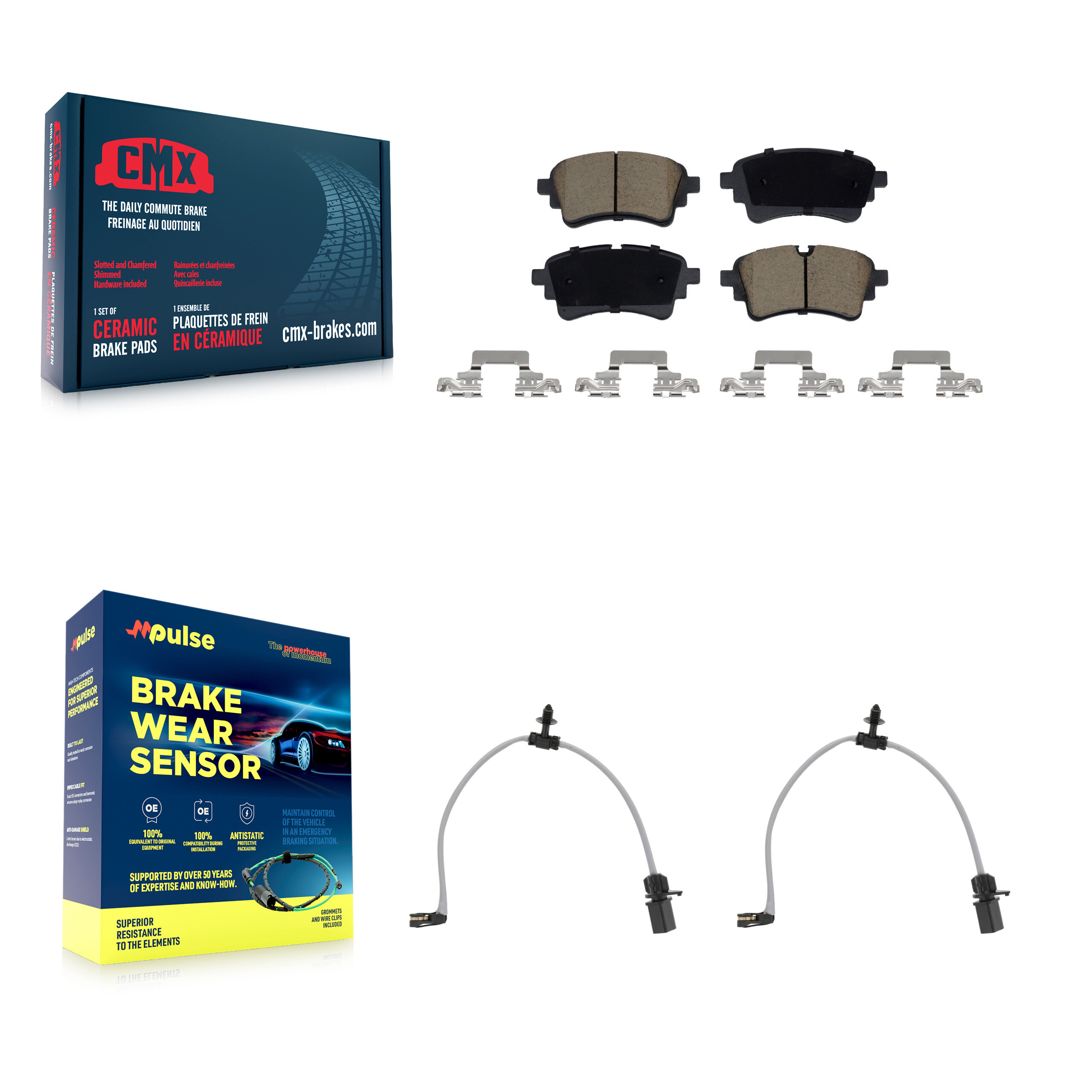 CMX - KCW-101417 - Rear Disc Brake Pad Kits