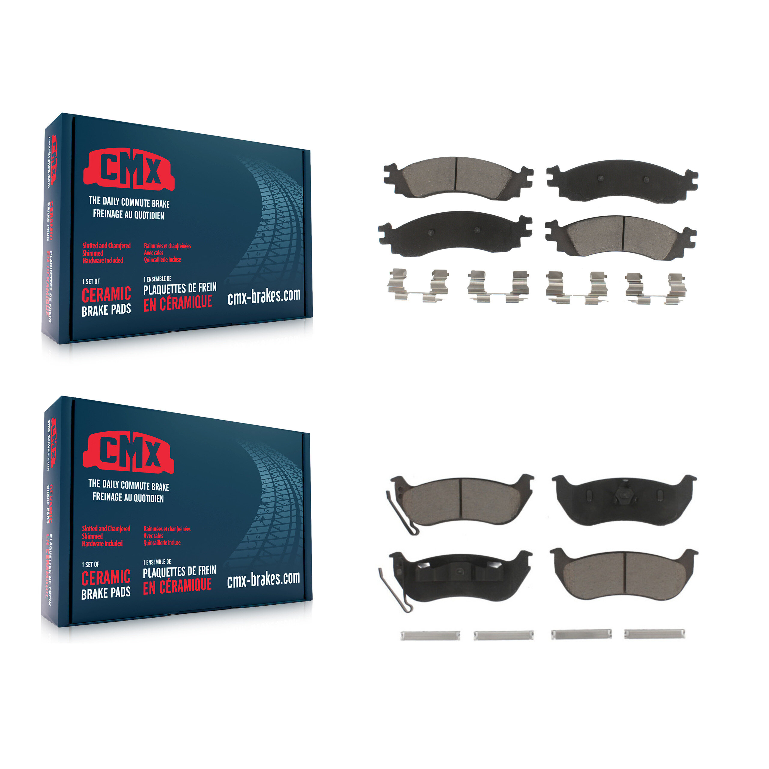 CMX - KCX-100001 - Front and Rear Disc Brake Pad Kits