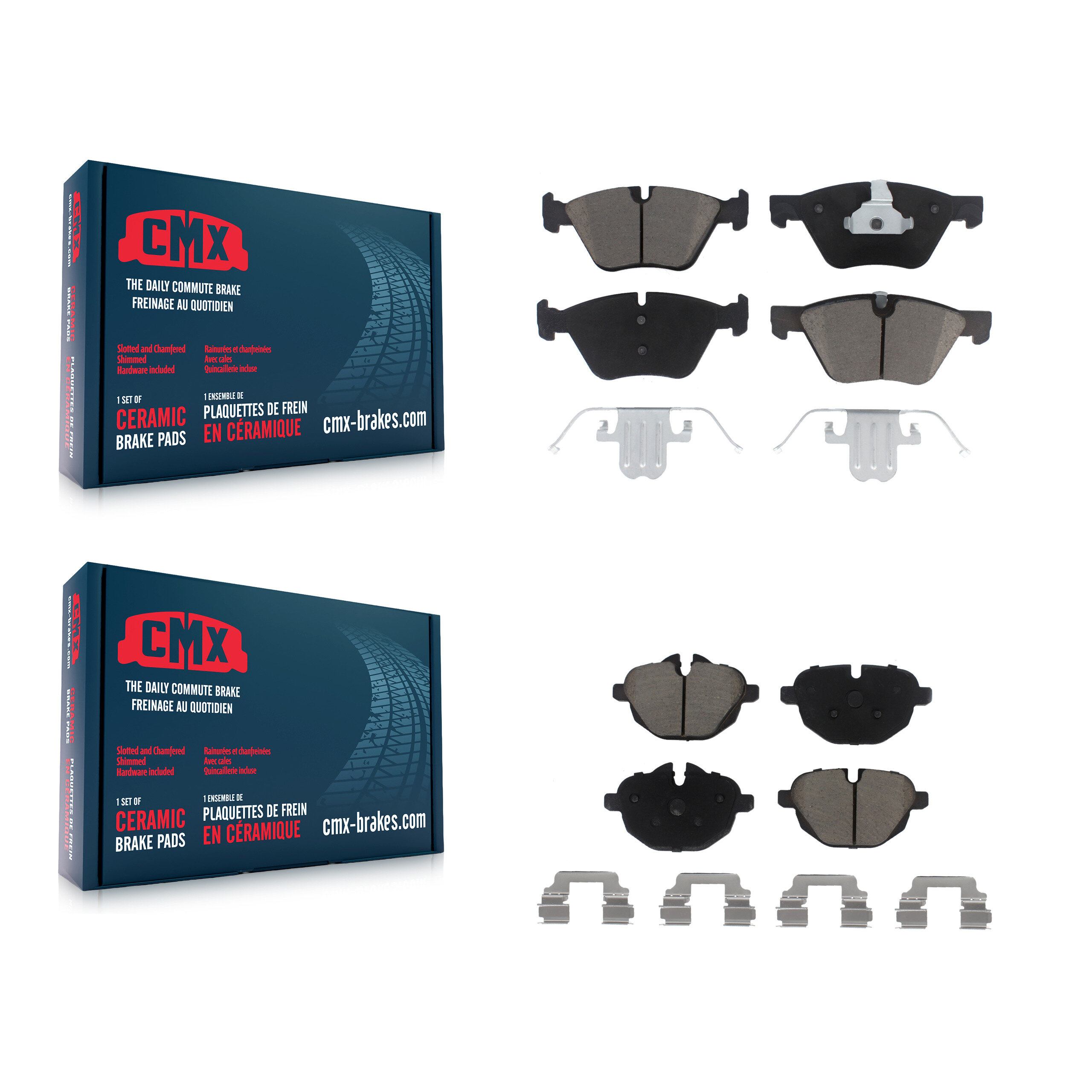 CMX - KCX-100008 - Front and Rear Disc Brake Pad Kits