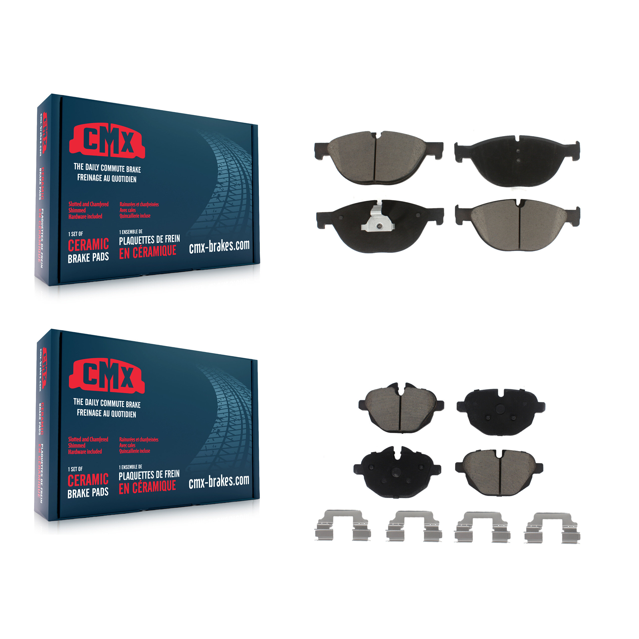 CMX - KCX-100010 - Front and Rear Disc Brake Pad Kits