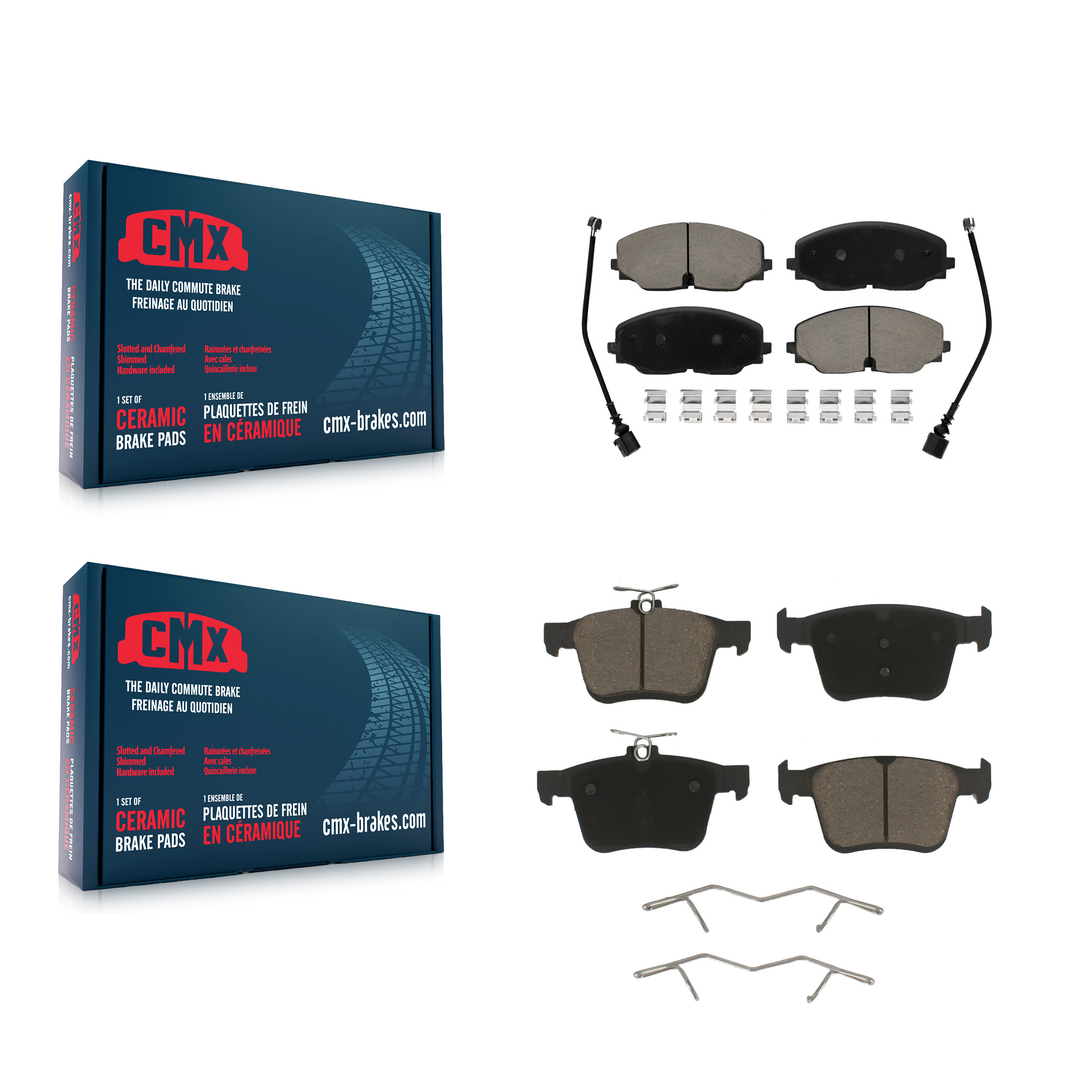 CMX - KCX-100014 - Front and Rear Disc Brake Pad Kits